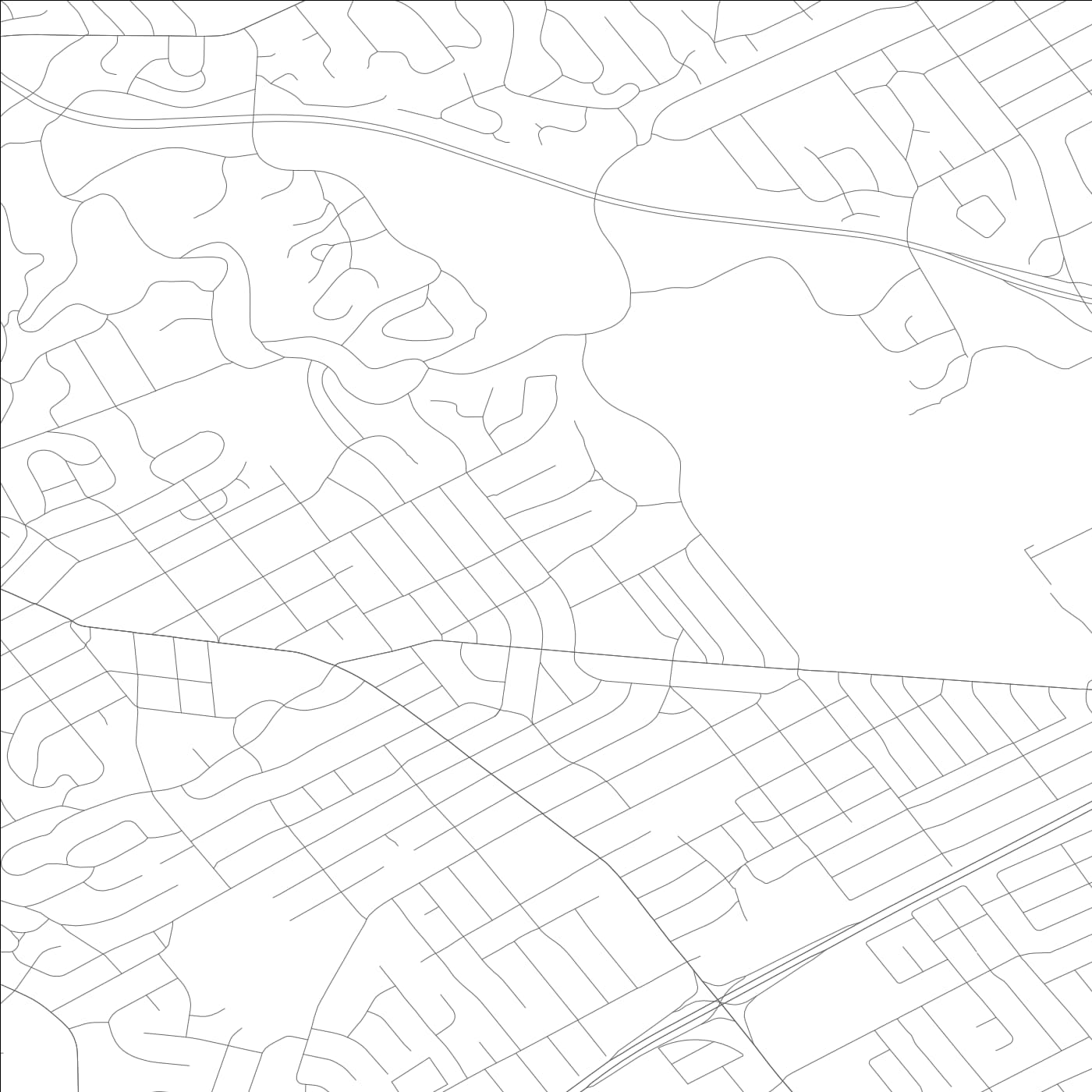ROAD MAP OF SENECA GARDENS, KENTUCKY BY MAPBAKES