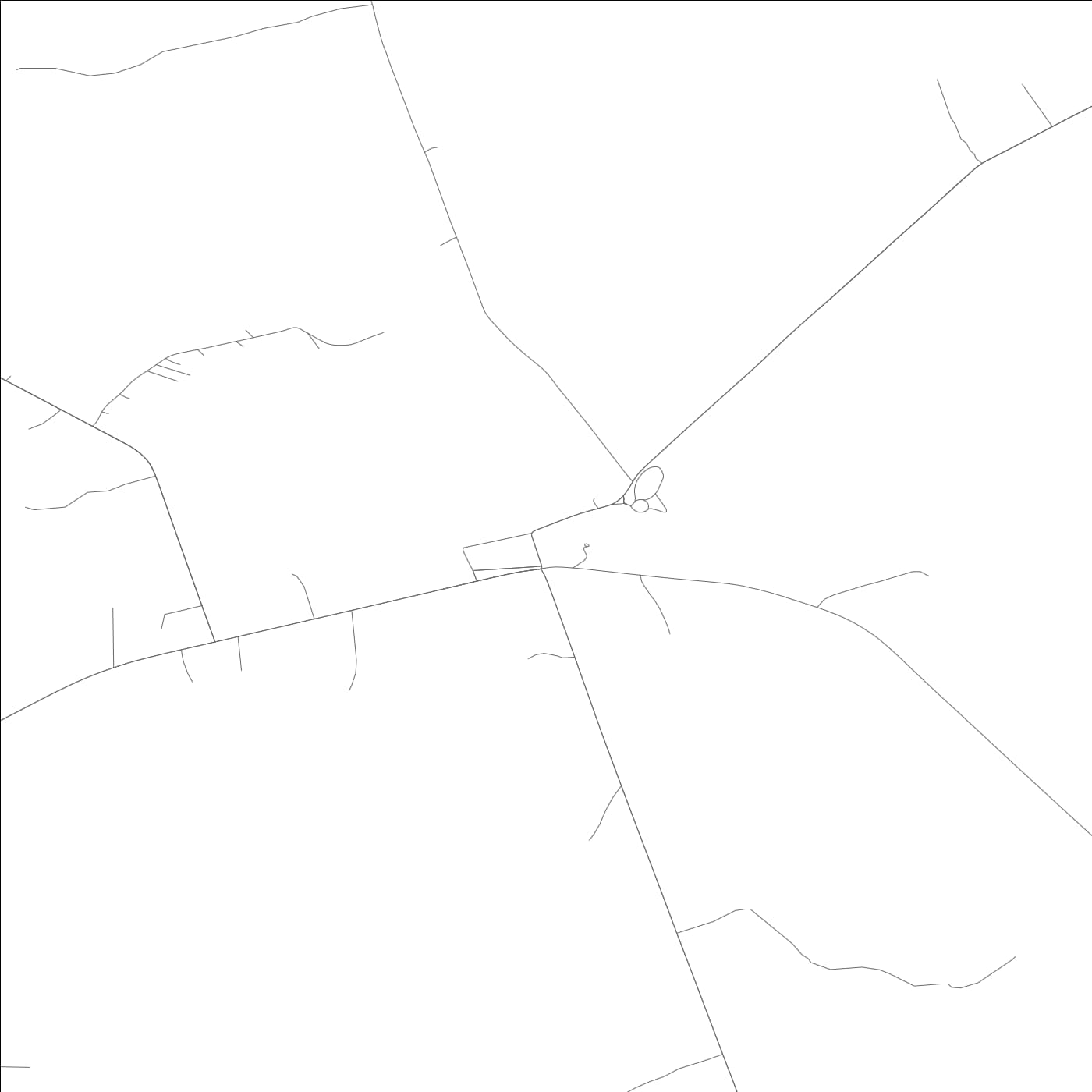 ROAD MAP OF SMITHFIELD, KENTUCKY BY MAPBAKES