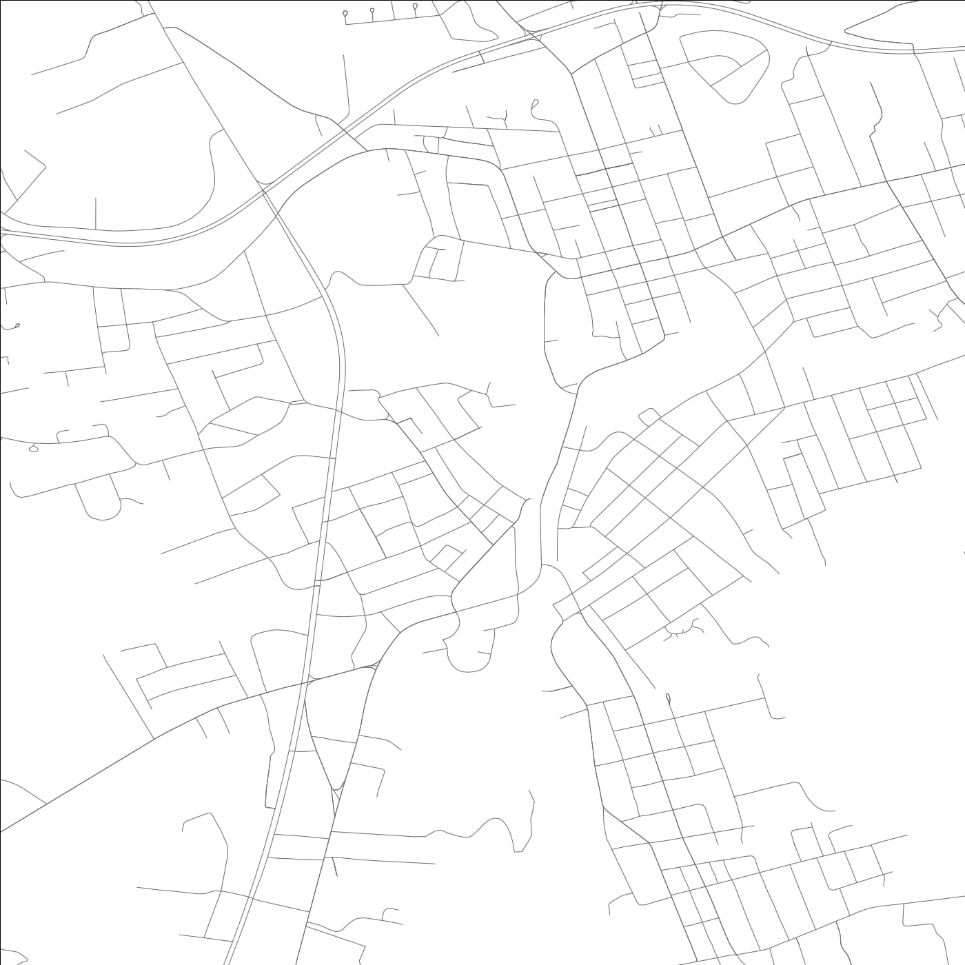 ROAD MAP OF SOMERSET, KENTUCKY BY MAPBAKES