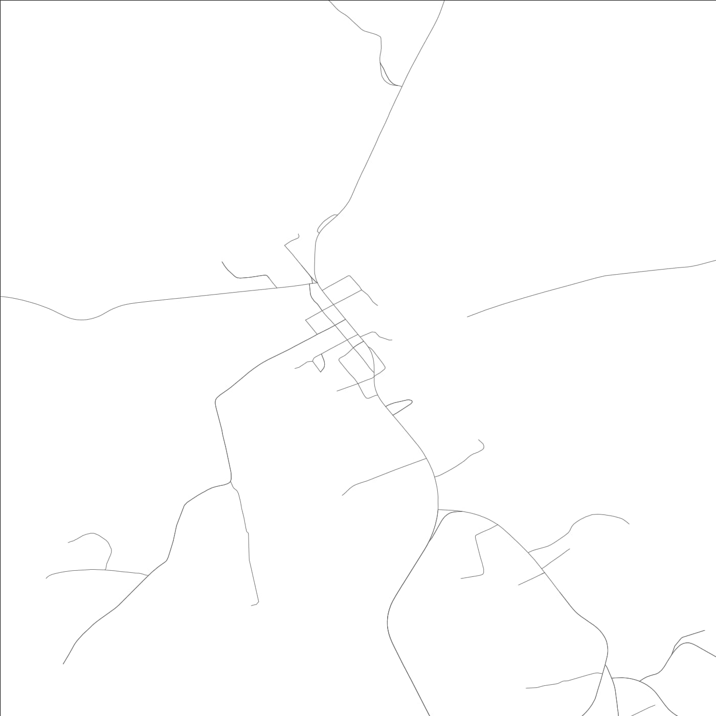 ROAD MAP OF SOUTH CARROLLTON, KENTUCKY BY MAPBAKES