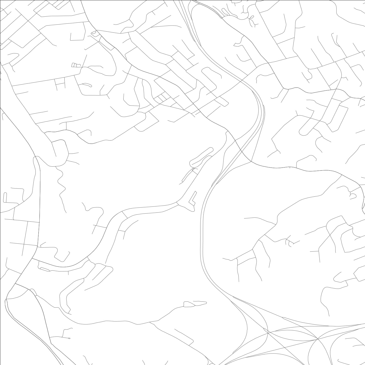 ROAD MAP OF SOUTHGATE, KENTUCKY BY MAPBAKES