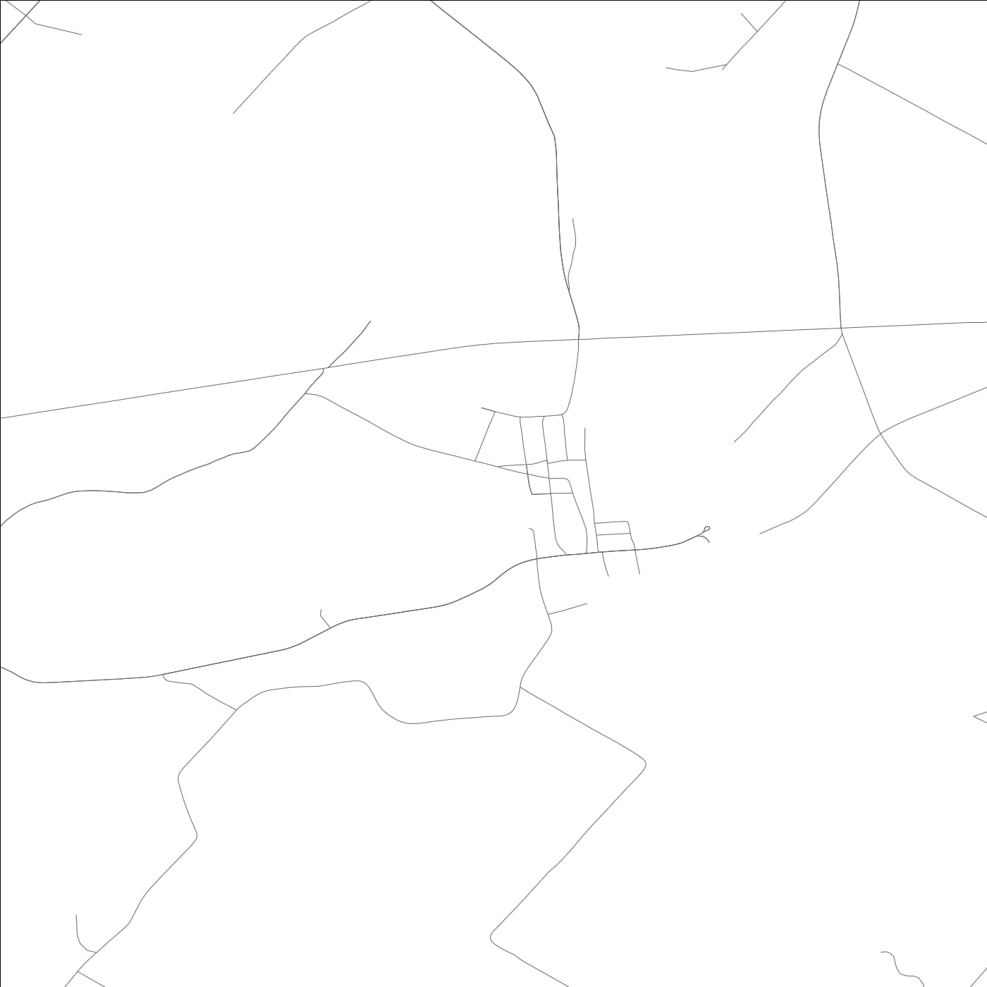 ROAD MAP OF SPOTTSVILLE, KENTUCKY BY MAPBAKES