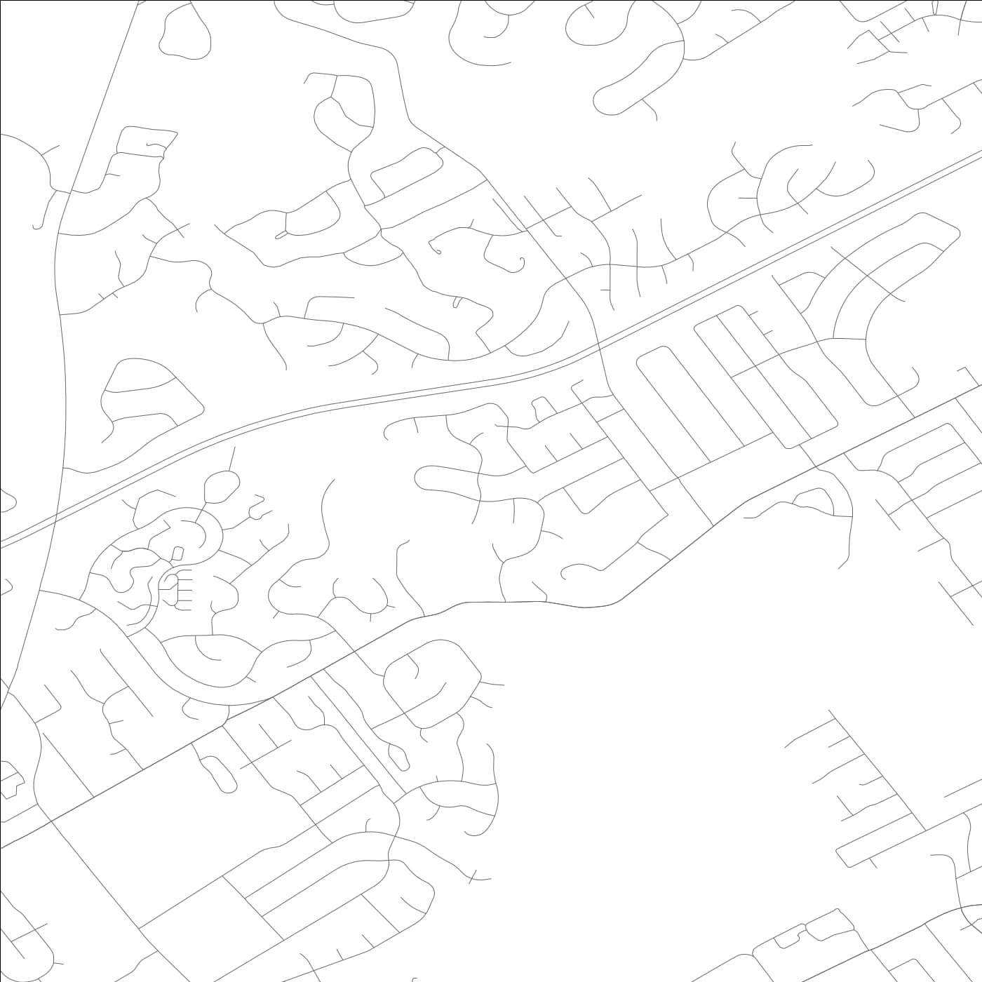 ROAD MAP OF SPRING VALLEY, KENTUCKY BY MAPBAKES