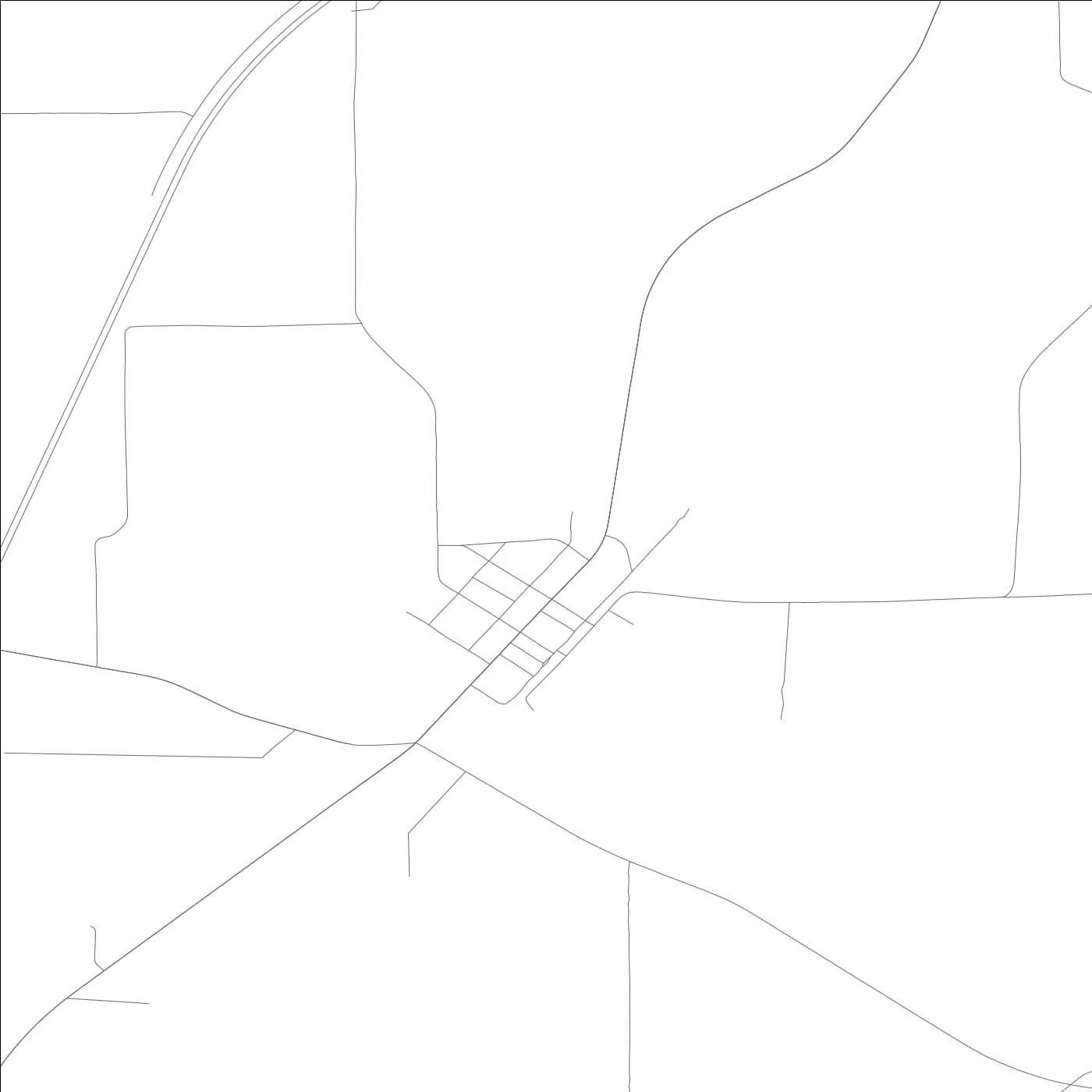 ROAD MAP OF WATER VALLEY, KENTUCKY BY MAPBAKES