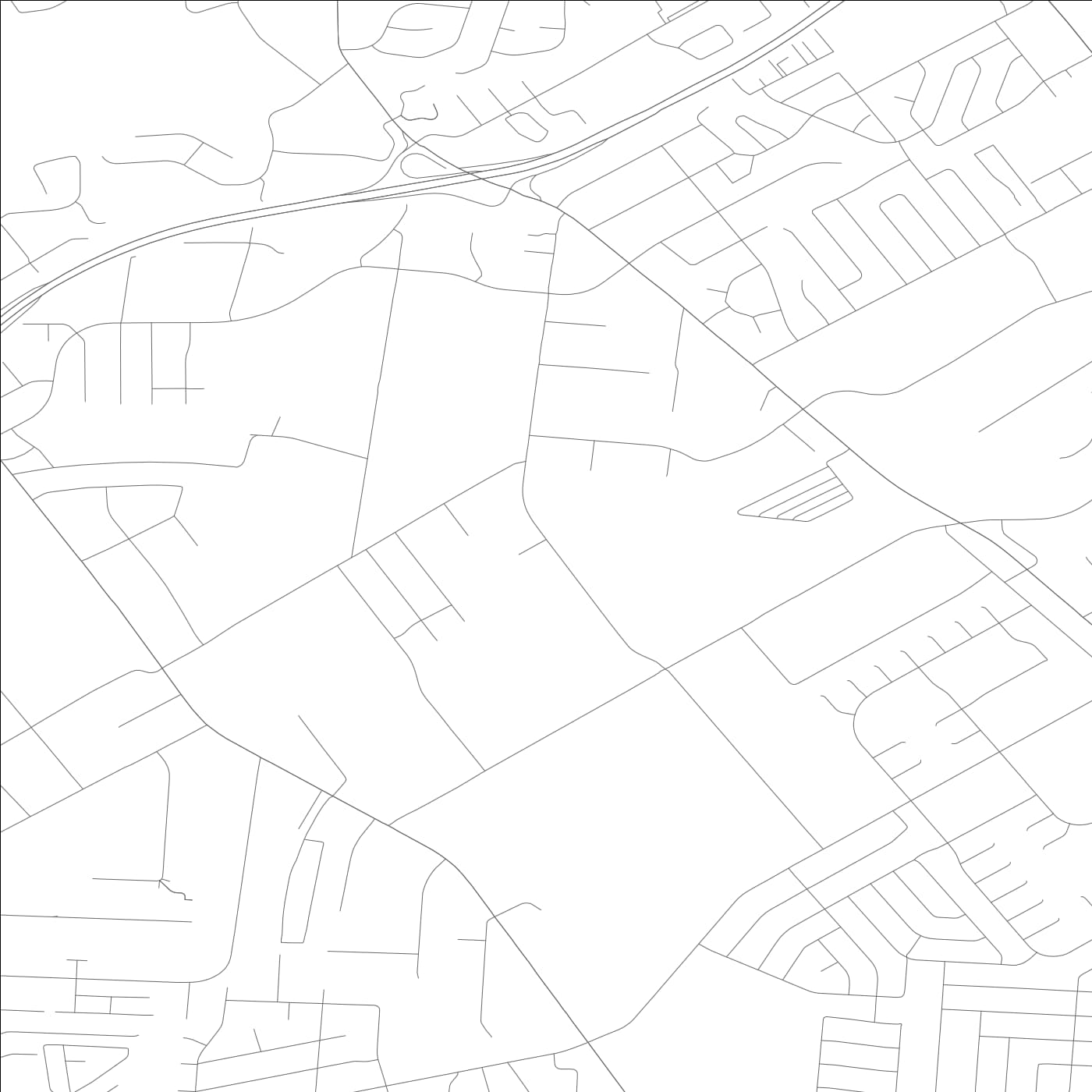 ROAD MAP OF WATTERSON PARK, KENTUCKY BY MAPBAKES