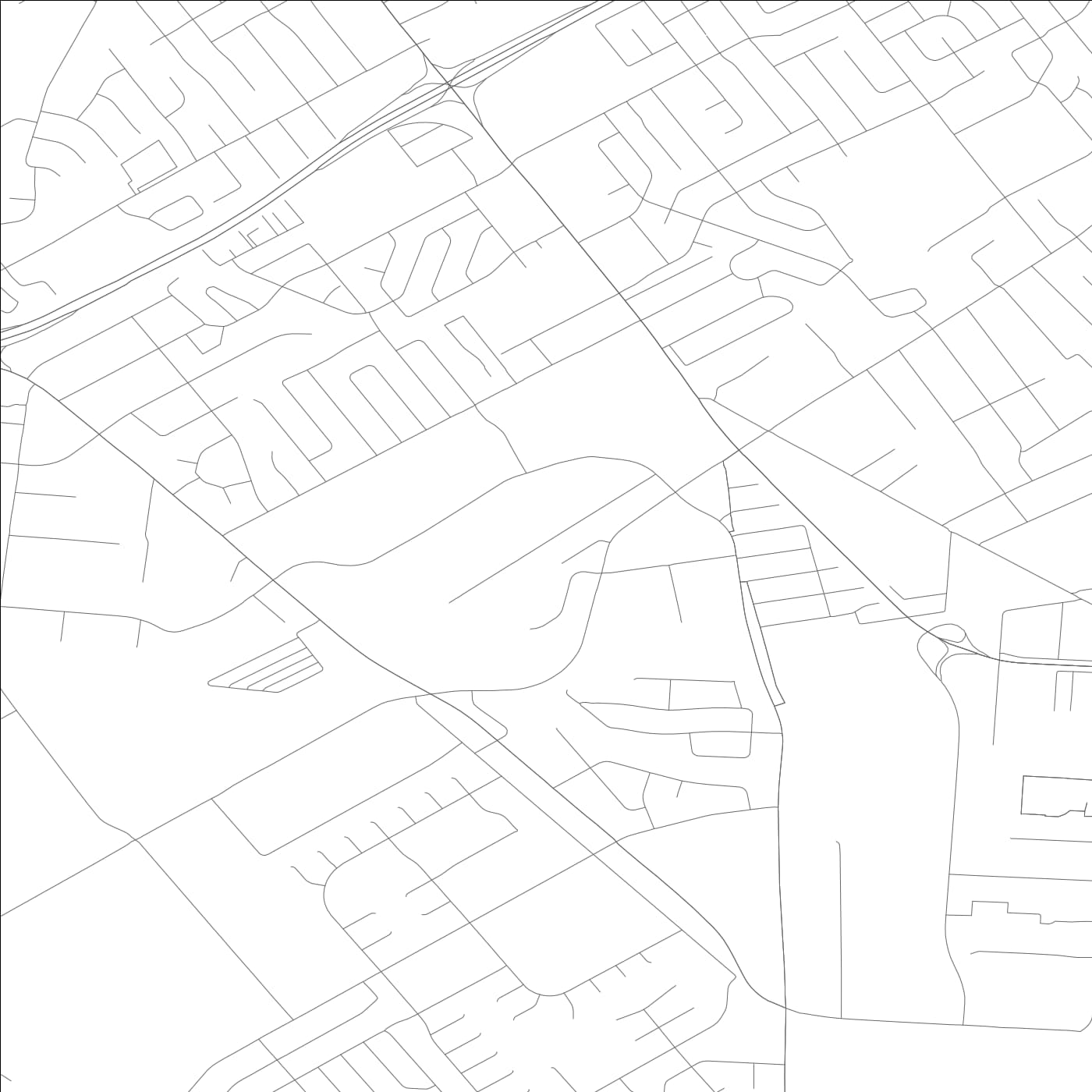 ROAD MAP OF WEST BUECHEL, KENTUCKY BY MAPBAKES