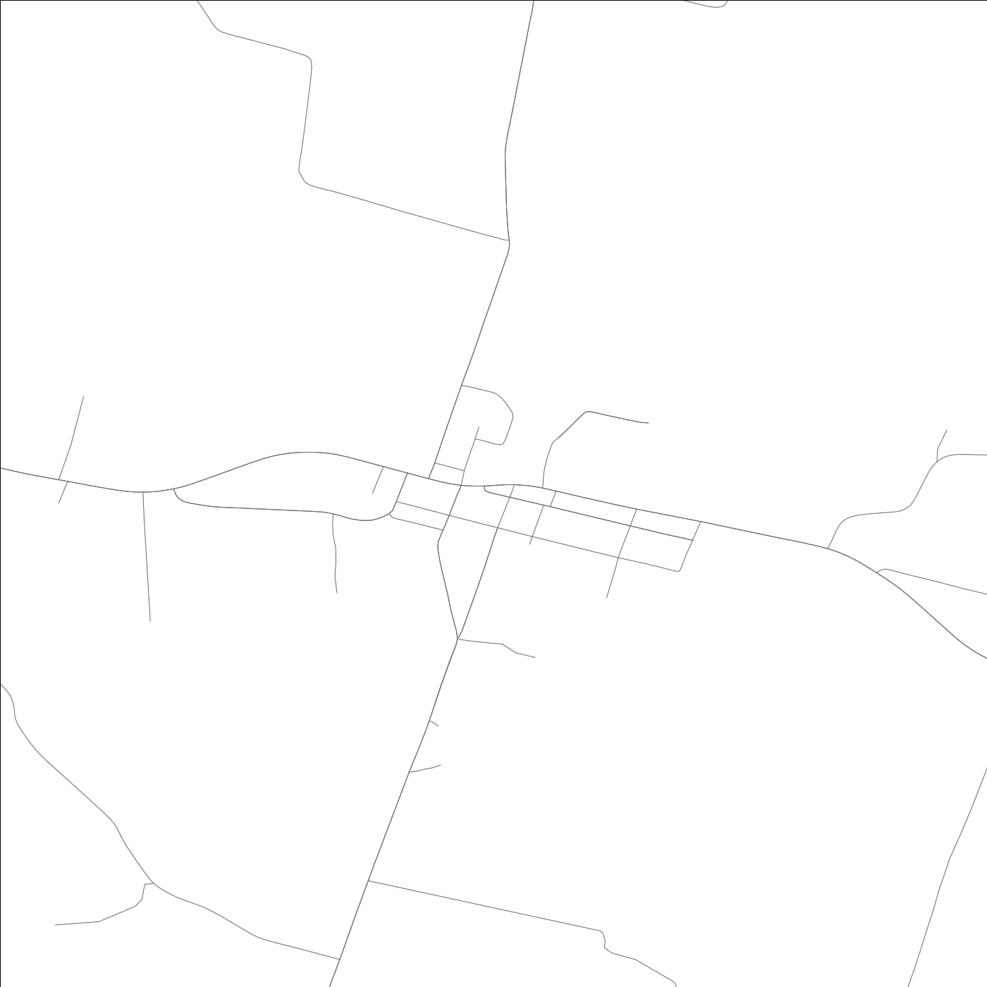 ROAD MAP OF WHITESVILLE, KENTUCKY BY MAPBAKES