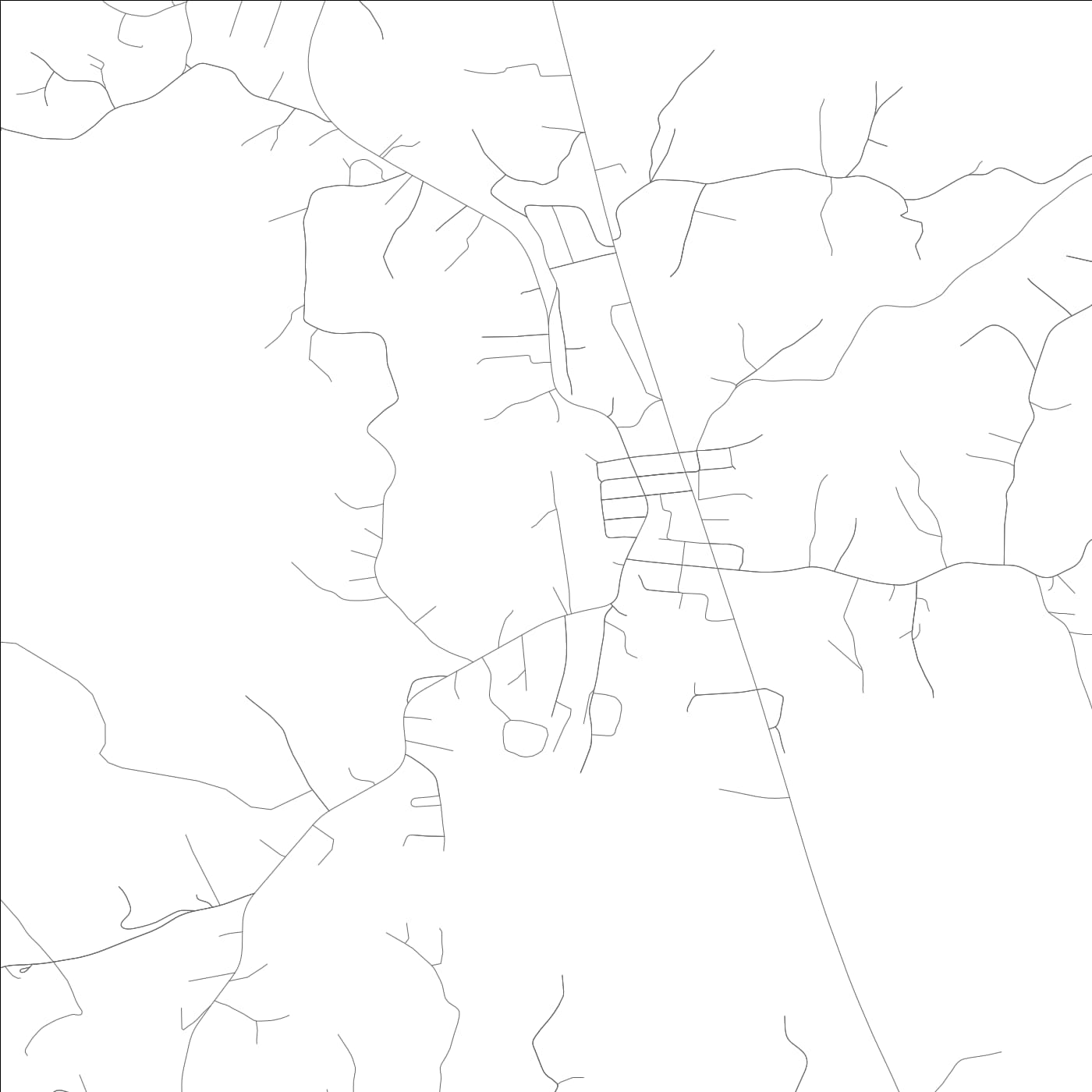 ROAD MAP OF WHITLEY CITY, KENTUCKY BY MAPBAKES