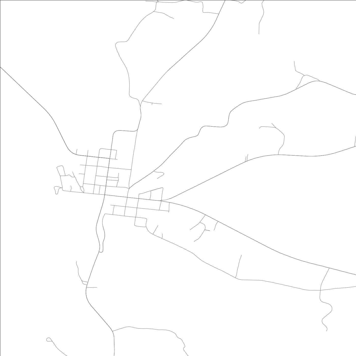 ROAD MAP OF WICKLIFFE, KENTUCKY BY MAPBAKES