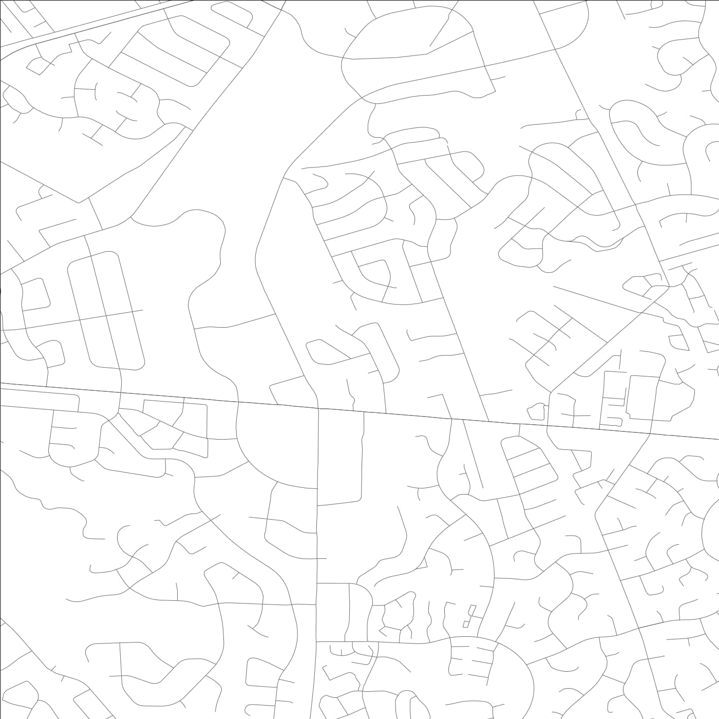 ROAD MAP OF WILDWOOD, KENTUCKY BY MAPBAKES