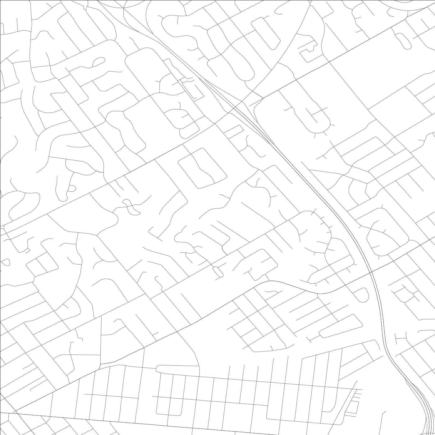 ROAD MAP OF WINDY HILLS, KENTUCKY BY MAPBAKES