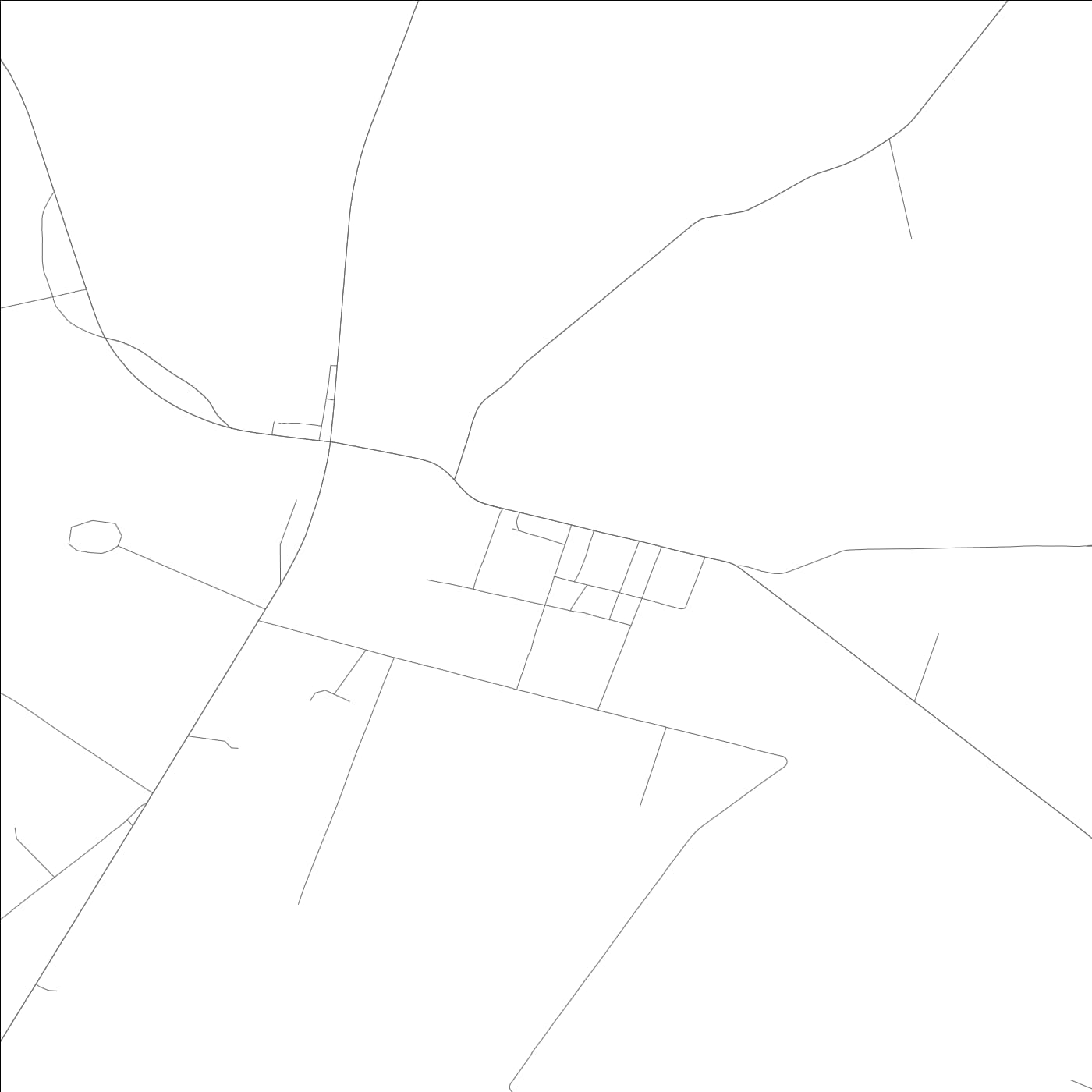 ROAD MAP OF WOODBURN, KENTUCKY BY MAPBAKES