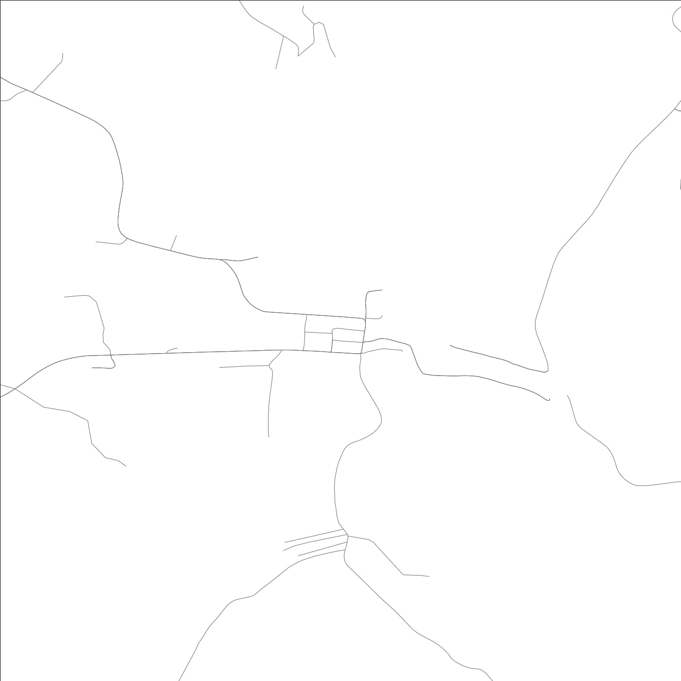 ROAD MAP OF WOODBURY, KENTUCKY BY MAPBAKES