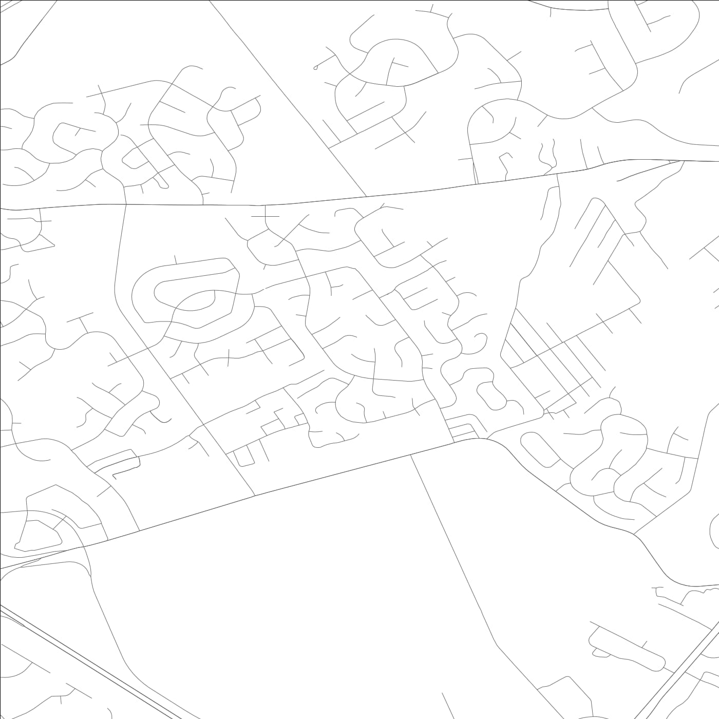 ROAD MAP OF WORTHINGTON HILLS, KENTUCKY BY MAPBAKES