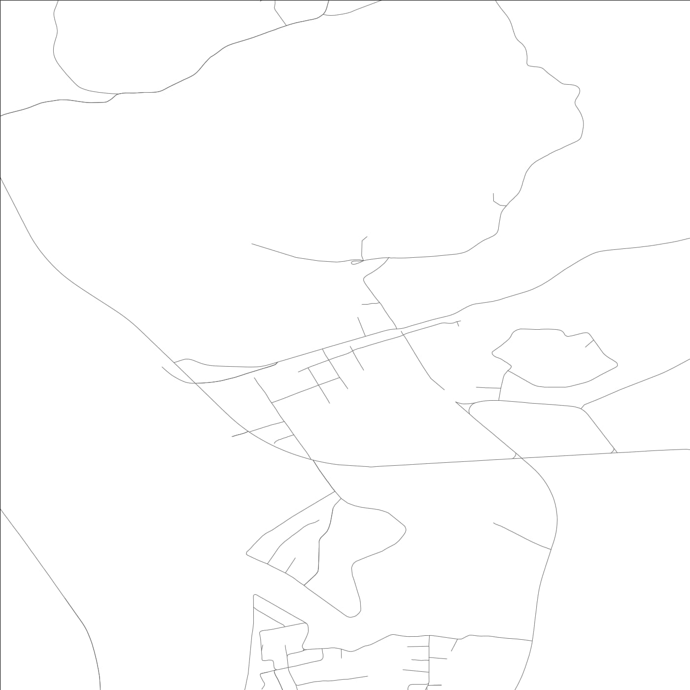 ROAD MAP OF WORTHVILLE, KENTUCKY BY MAPBAKES