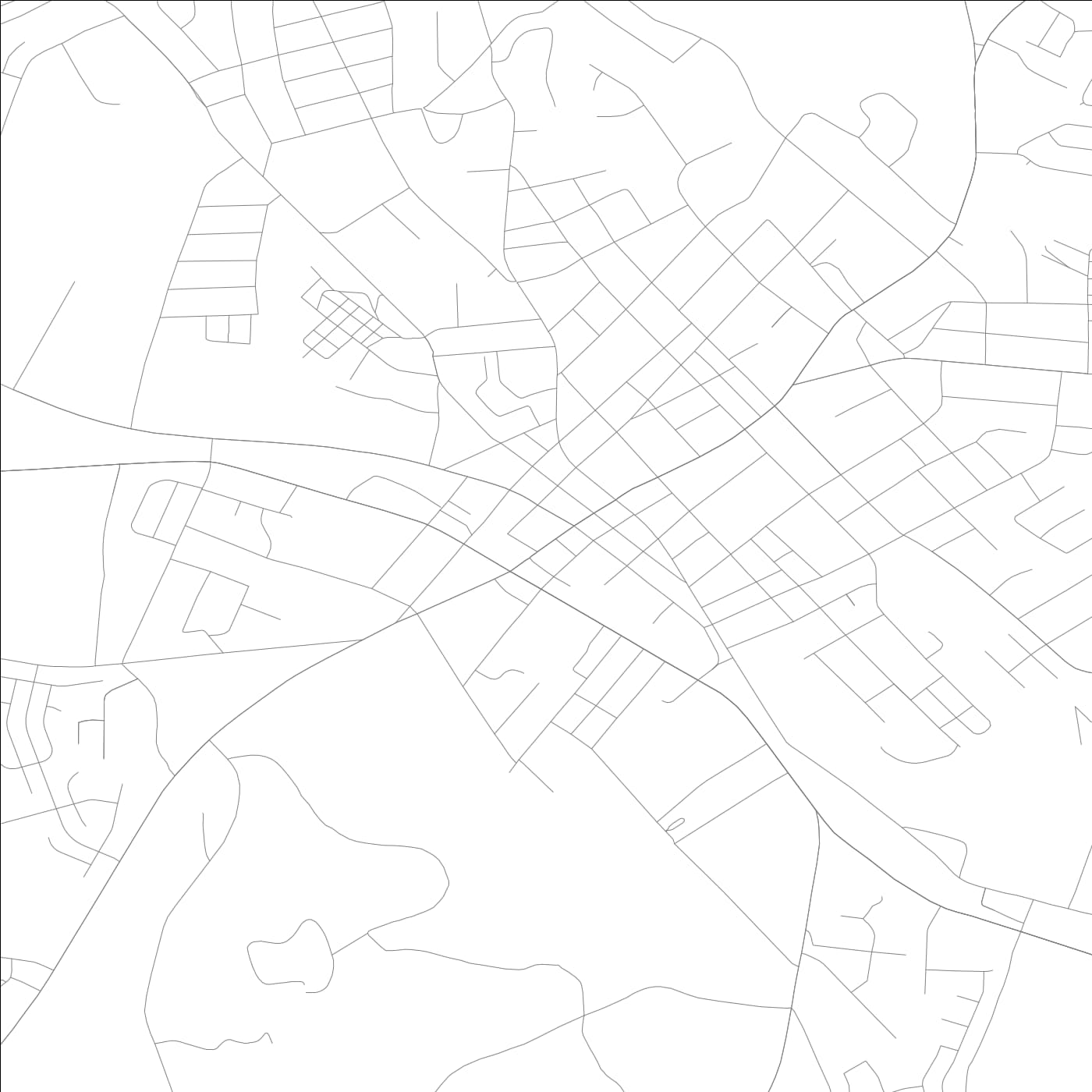 ROAD MAP OF WINDER, GEORGIA BY MAPBAKES