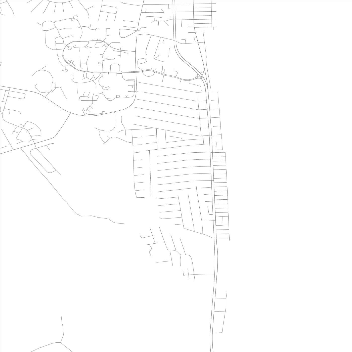 ROAD MAP OF SOUTH BETHANY, DELAWARE BY MAPBAKES