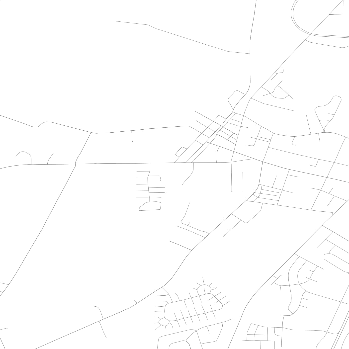 ROAD MAP OF WYOMING, DELAWARE BY MAPBAKES