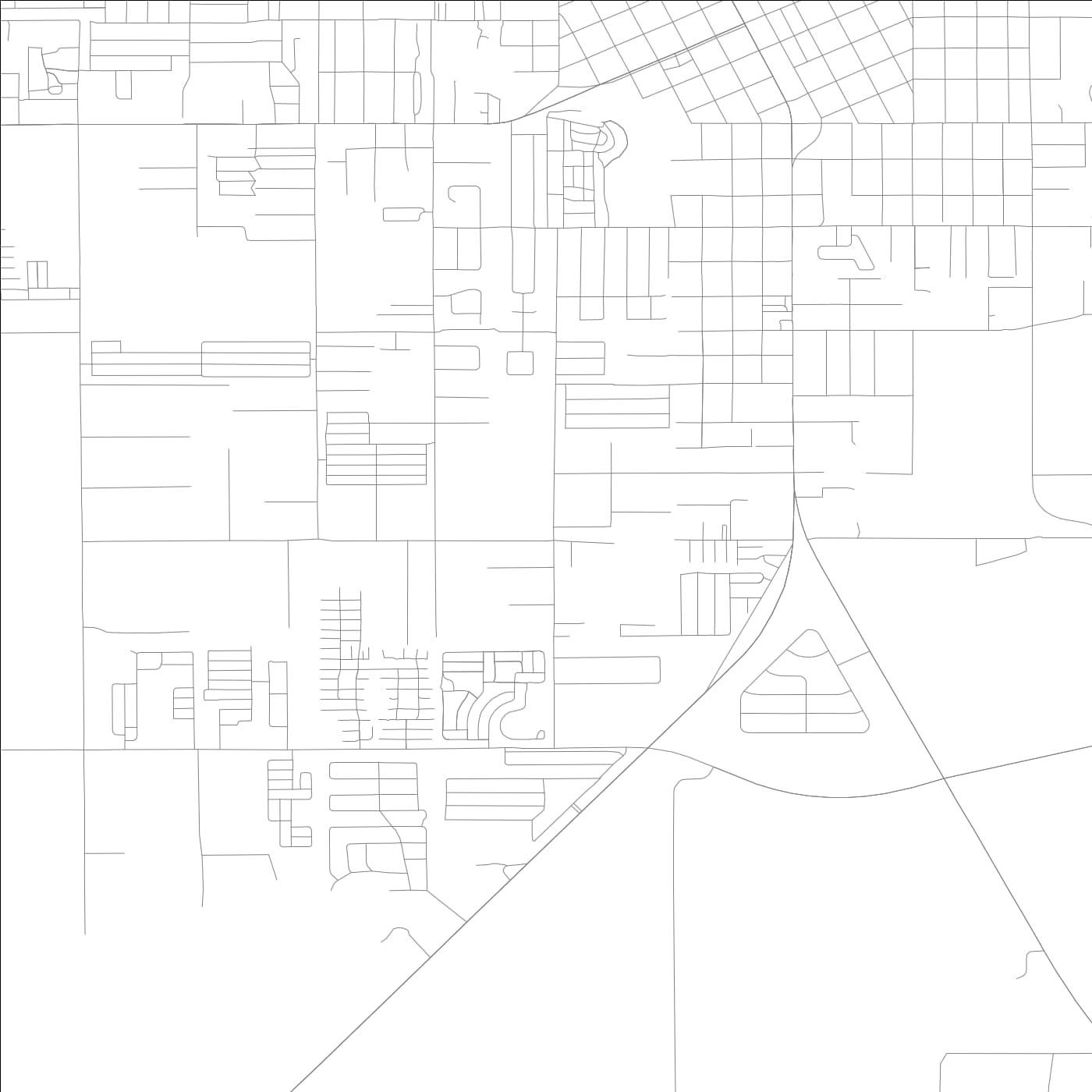 ROAD MAP OF ZEPHYRHILLS SOUTH, FLORIDA BY MAPBAKES