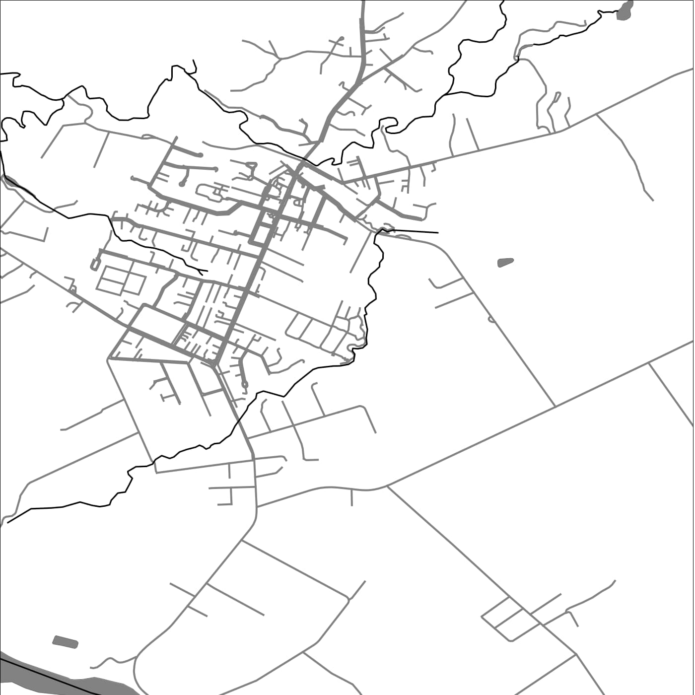 ROAD MAP OF TUAKAU, NEW ZEALAND BY MAPBAKES
