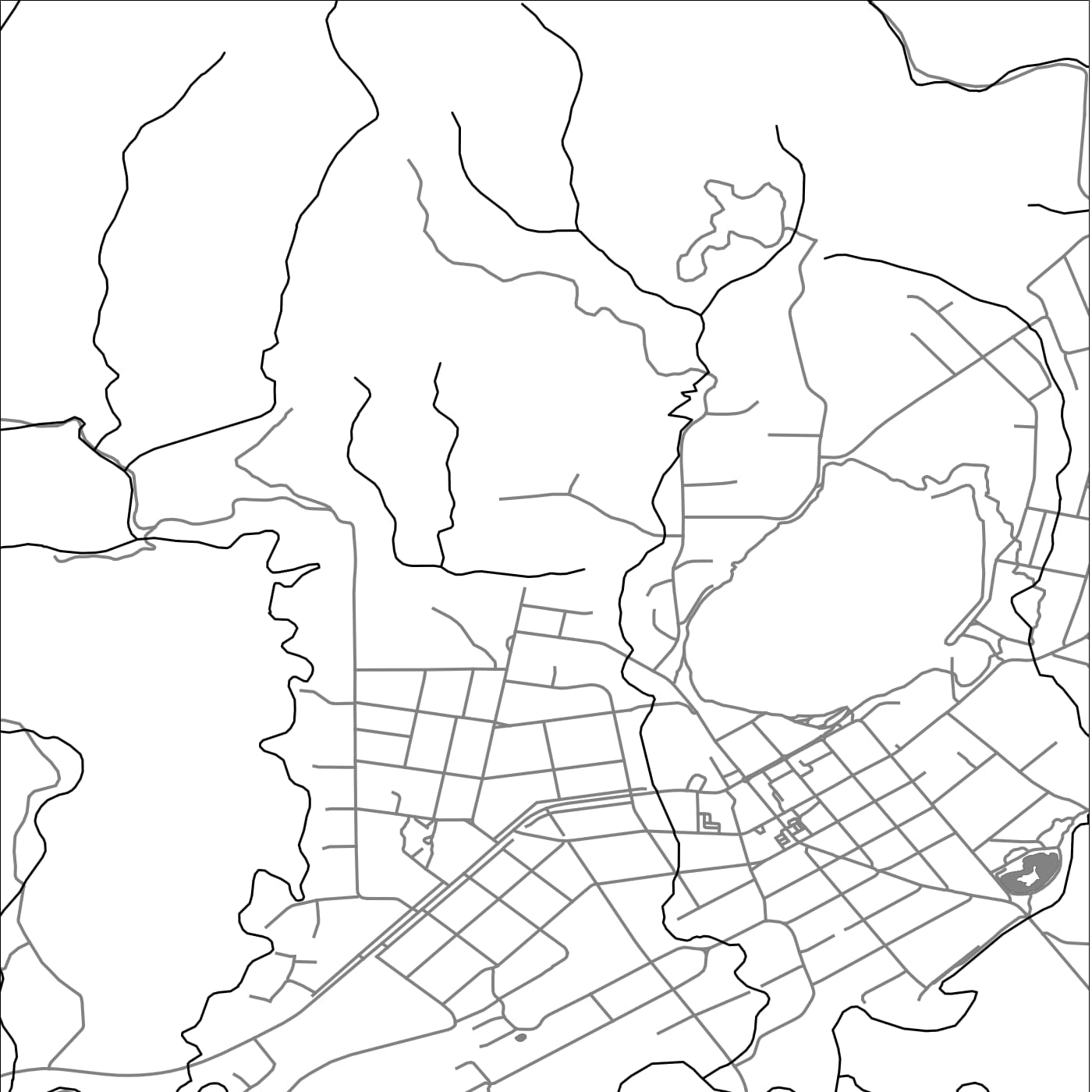 ROAD MAP OF WAIHI, NEW ZEALAND BY MAPBAKES