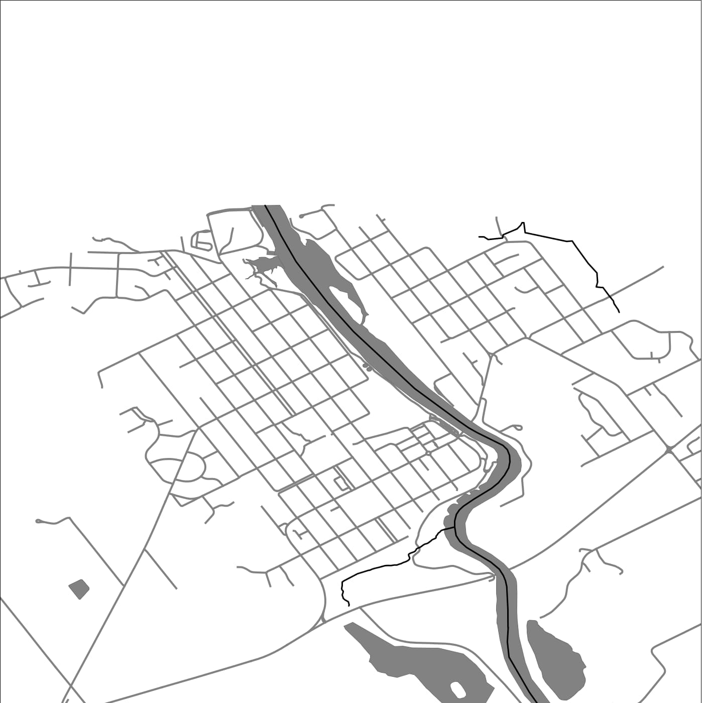ROAD MAP OF WAITARA, NEW ZEALAND BY MAPBAKES