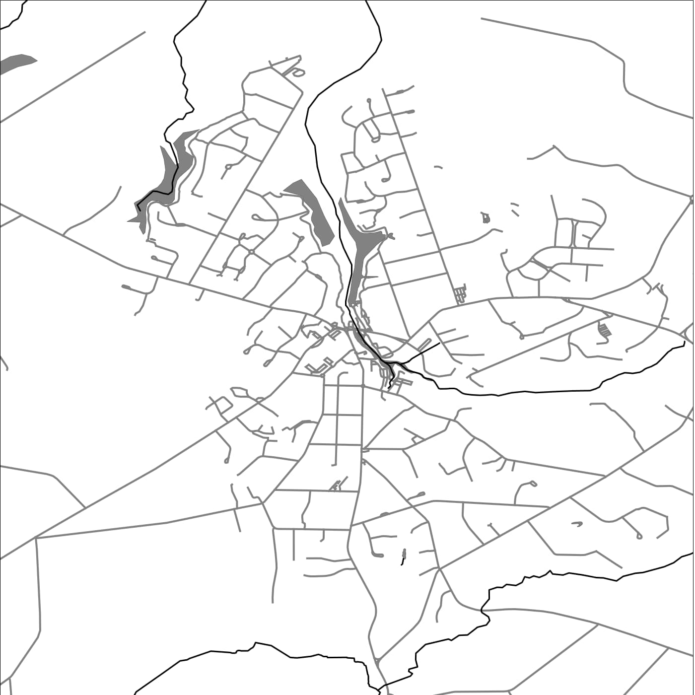 ROAD MAP OF WAIUKU, NEW ZEALAND BY MAPBAKES