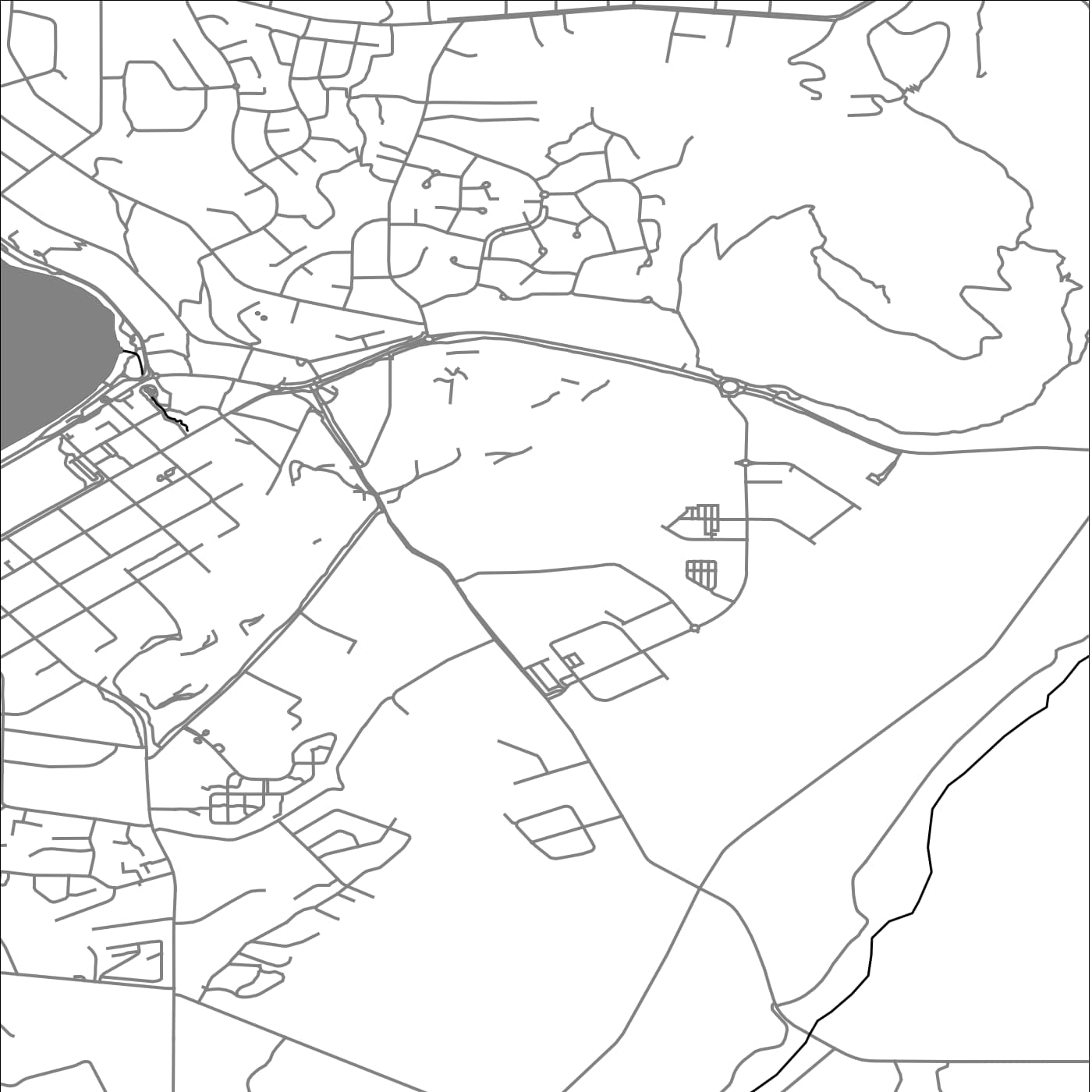 ROAD MAP OF WANAKA, NEW ZEALAND BY MAPBAKES