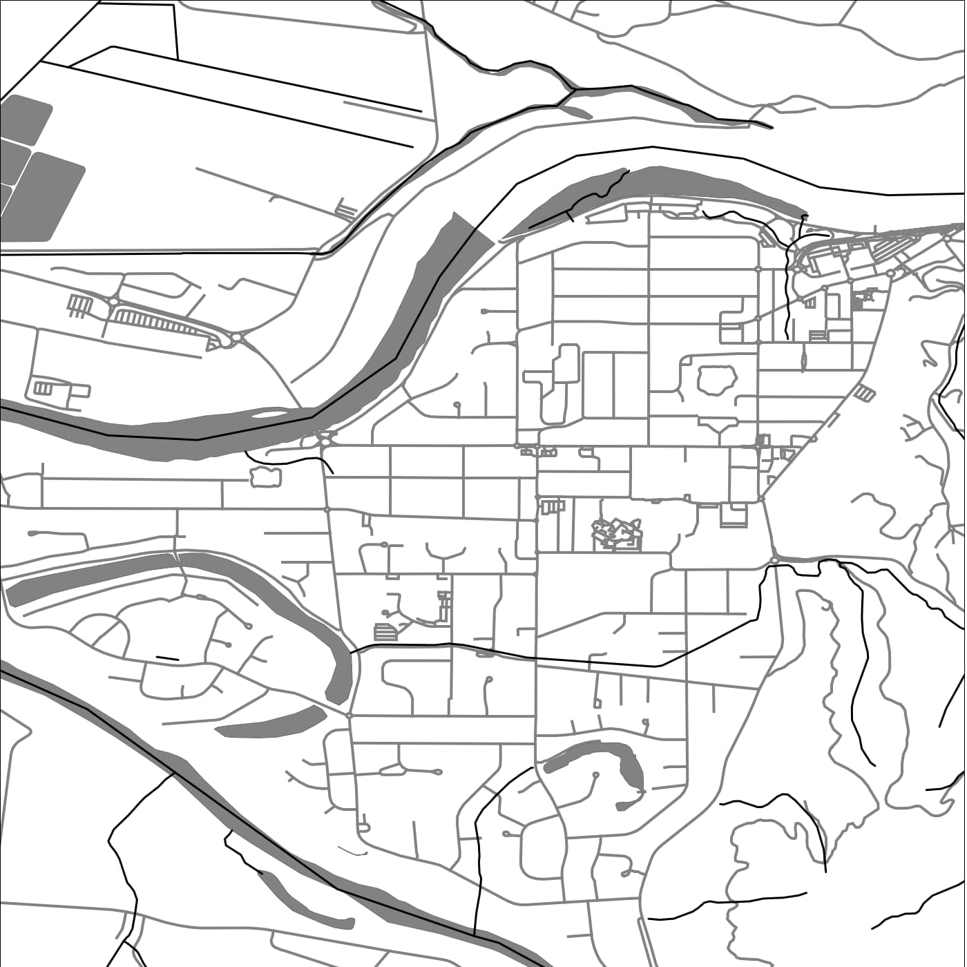 ROAD MAP OF WHAKATANE, NEW ZEALAND BY MAPBAKES
