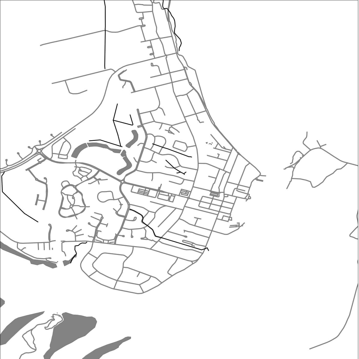 ROAD MAP OF WHITIANGA, NEW ZEALAND BY MAPBAKES