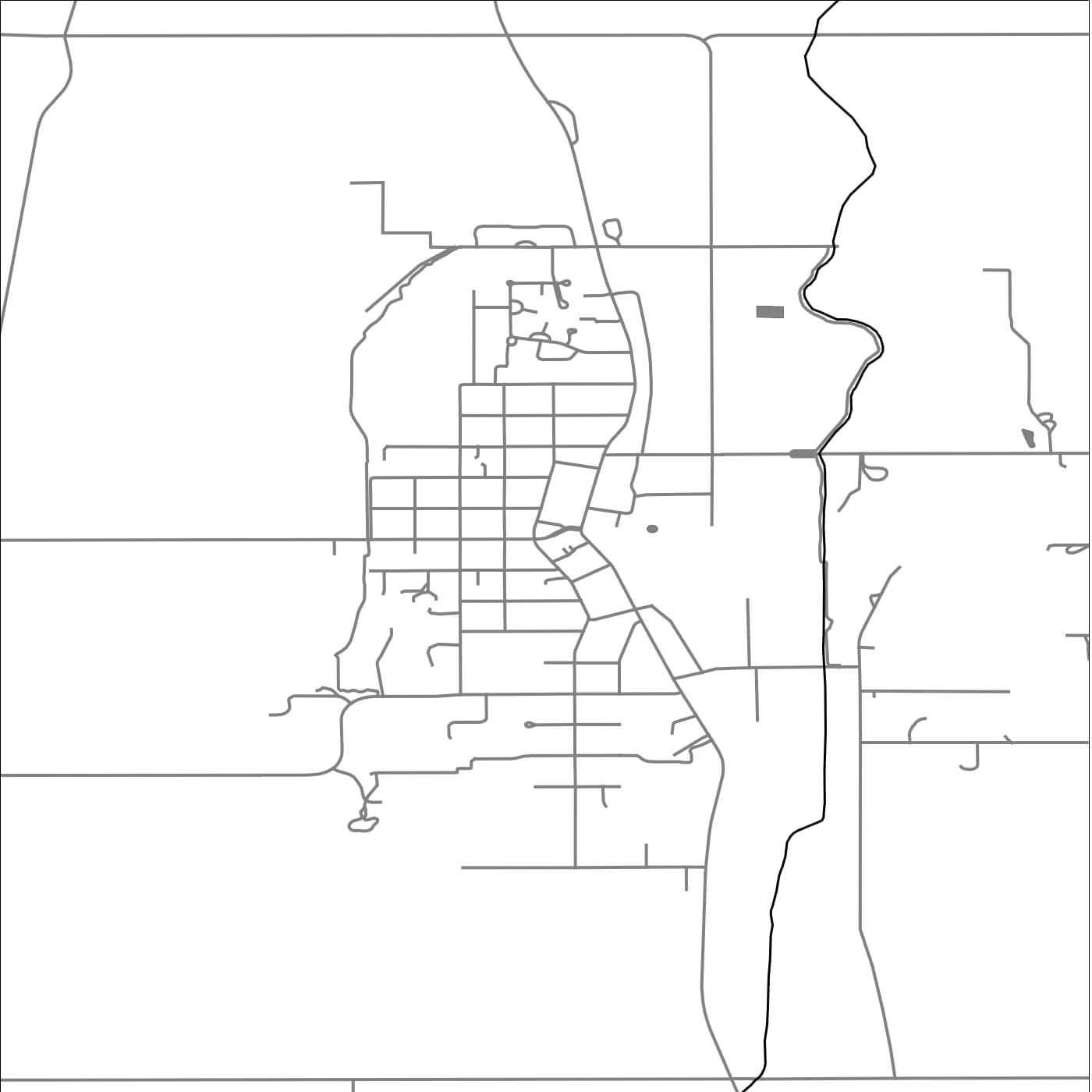 ROAD MAP OF WINTON, NEW ZEALAND BY MAPBAKES