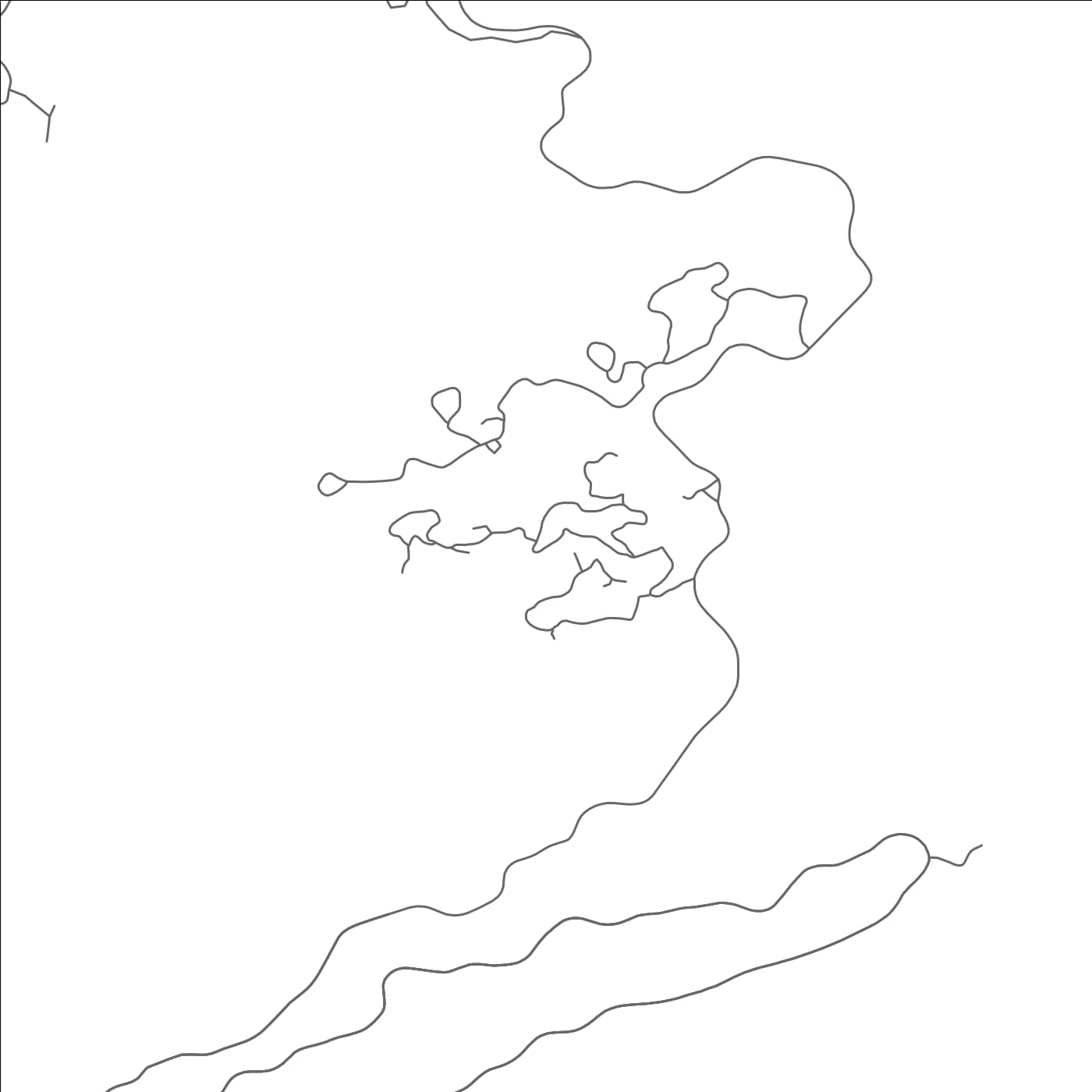 ROAD MAP OF WILLOW CANYON, ARIZONA BY MAPBAKES