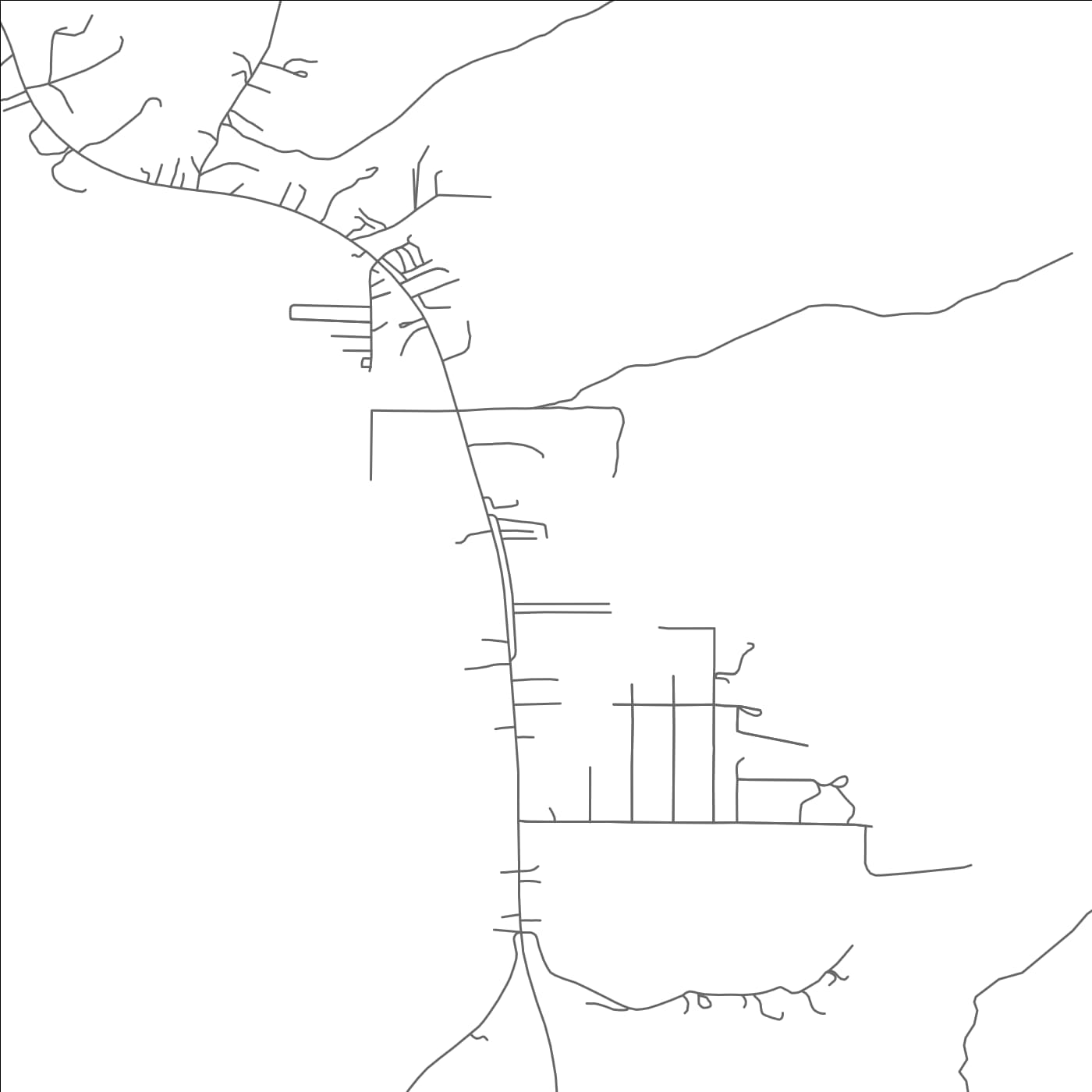 ROAD MAP OF YORK, ARIZONA BY MAPBAKES