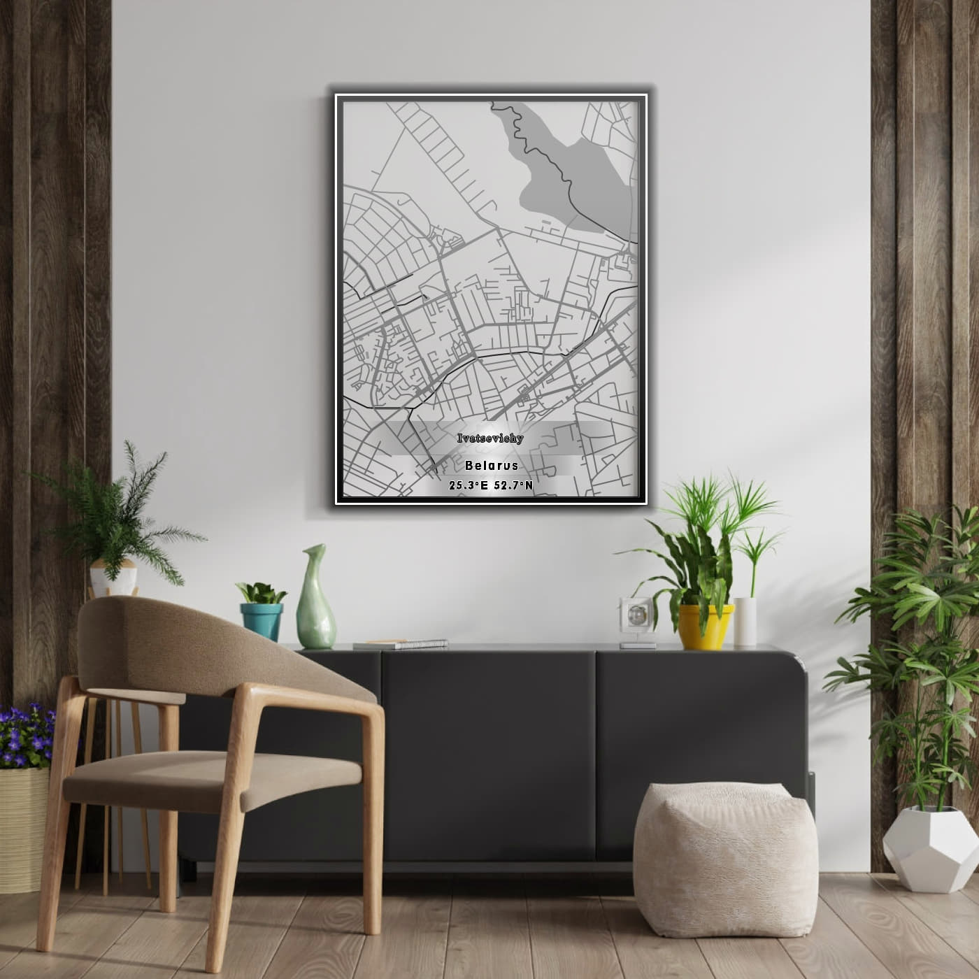 ROAD MAP OF IVATSEVICHY, BELARUS BY MAPBAKES