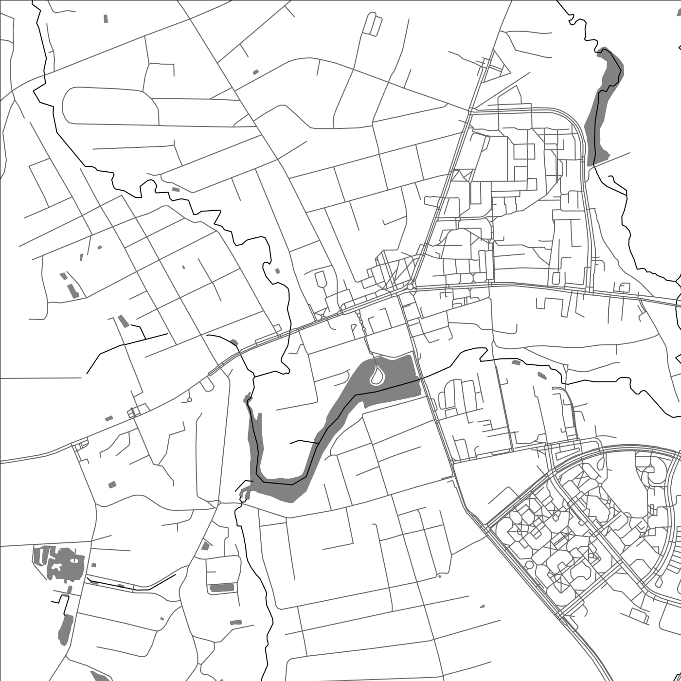 ROAD MAP OF ASTRAVYETS, BELARUS BY MAPBAKES