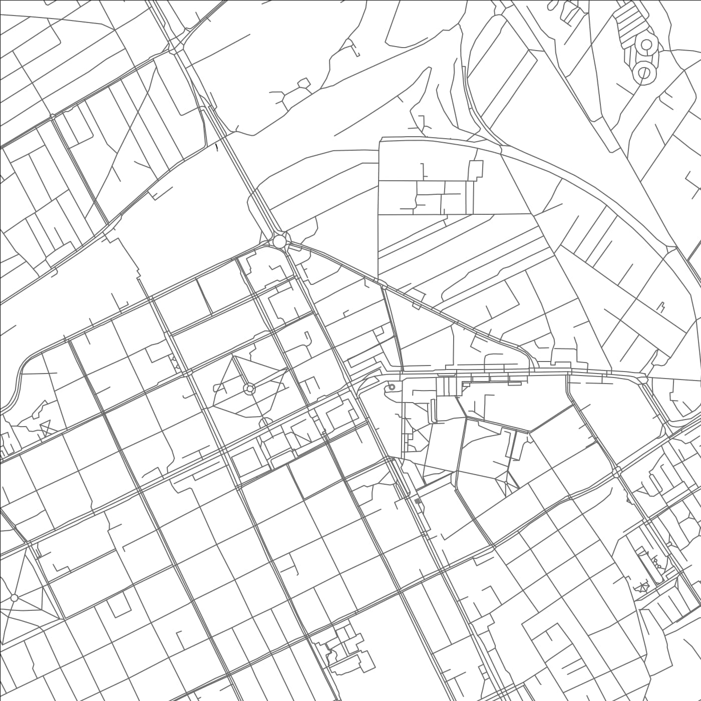 ROAD MAP OF BARANAVICHY, BELARUS BY MAPBAKES