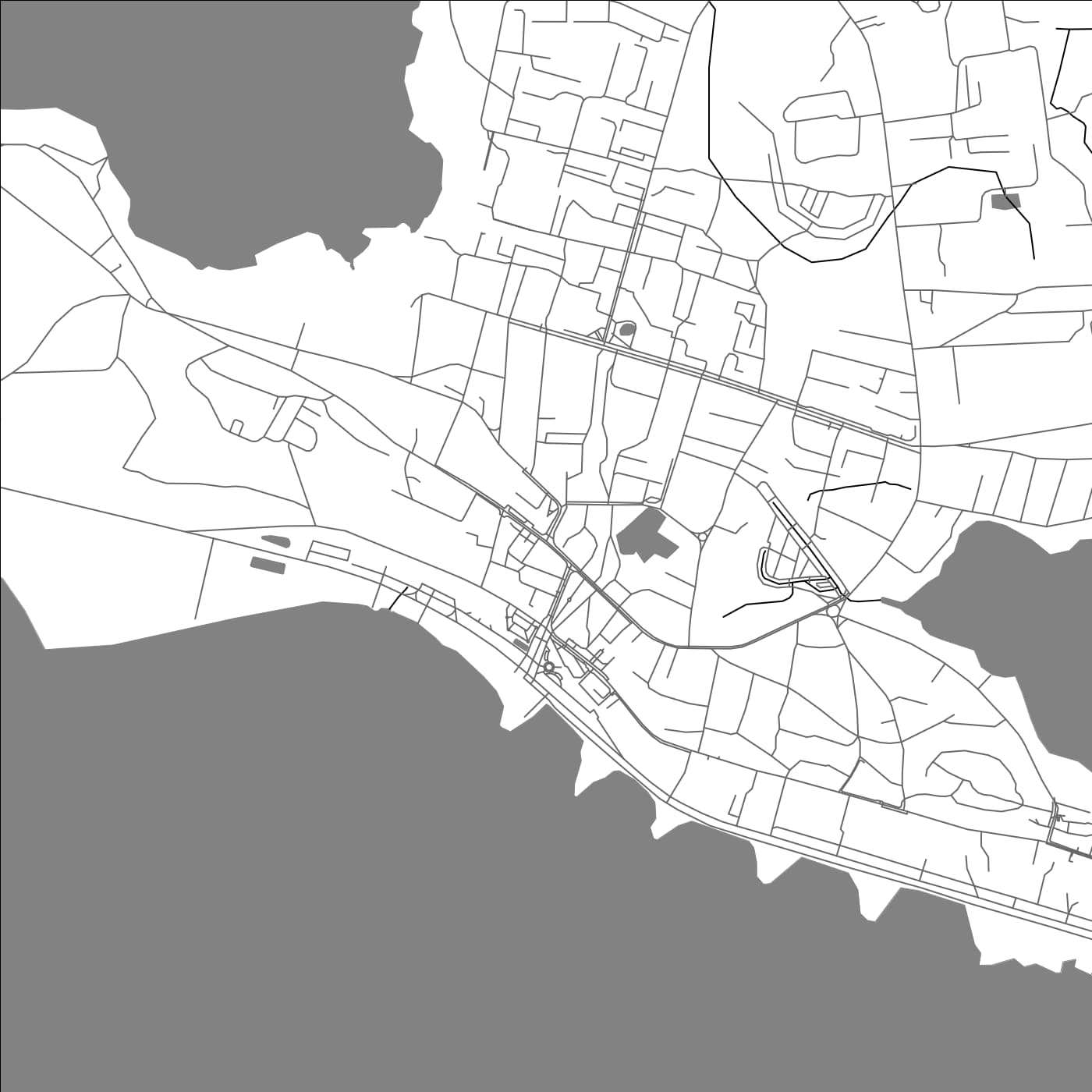 ROAD MAP OF BRASLAW, BELARUS BY MAPBAKES