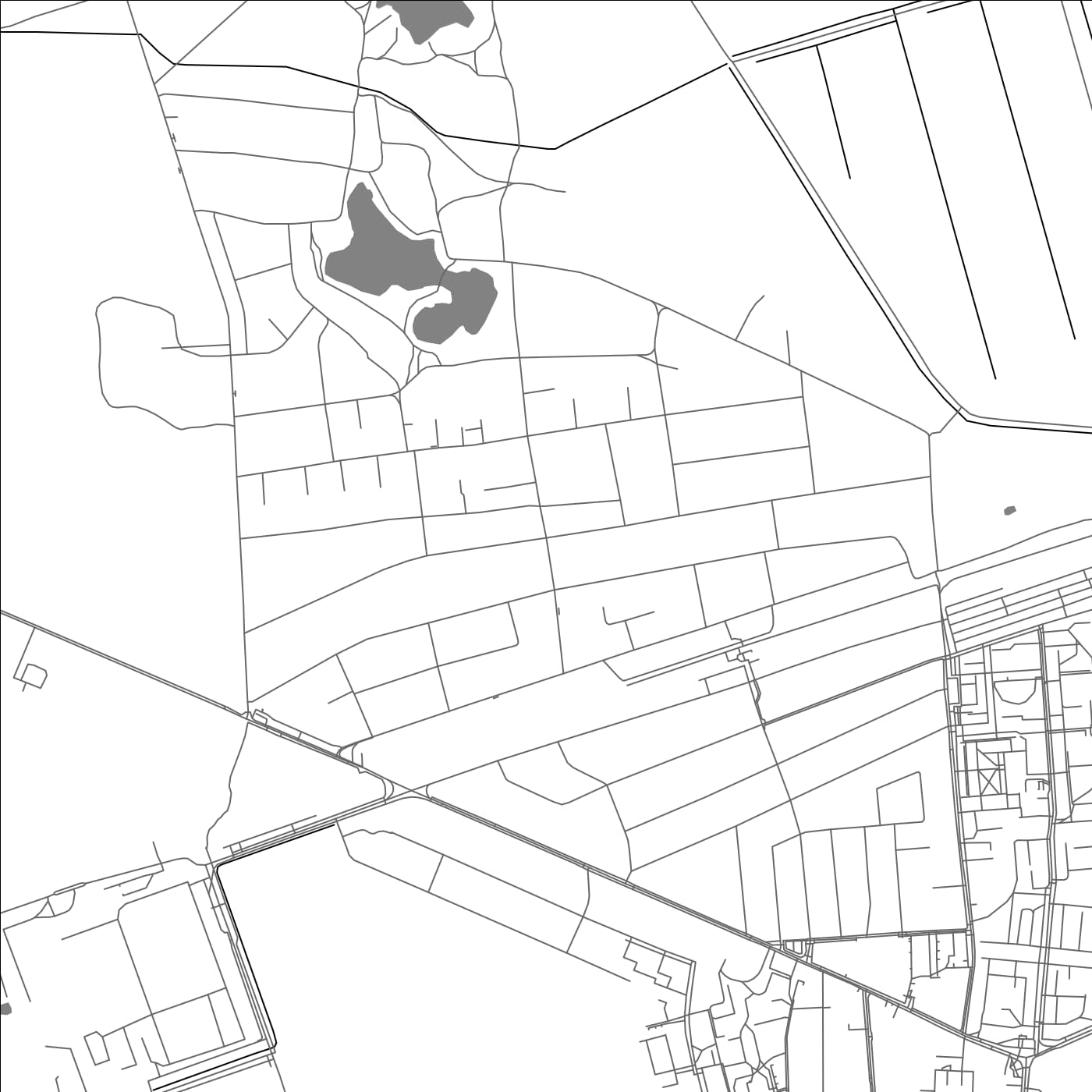 ROAD MAP OF BYAROZA, BELARUS BY MAPBAKES