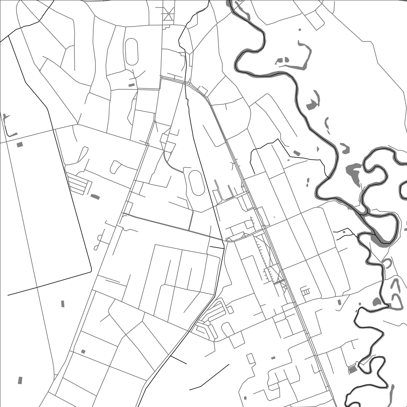 ROAD MAP OF CHASHNIKI, BELARUS BY MAPBAKES