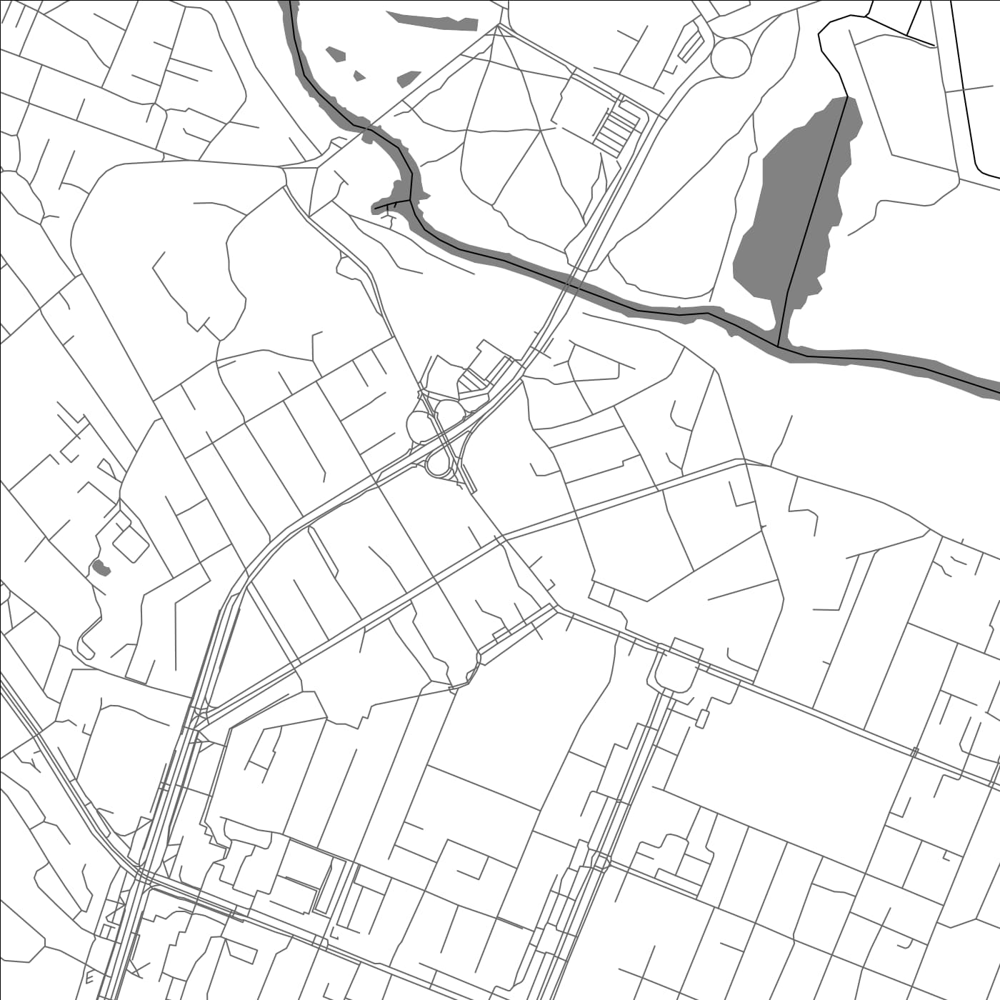 ROAD MAP OF HORAD BARYSAW, BELARUS BY MAPBAKES