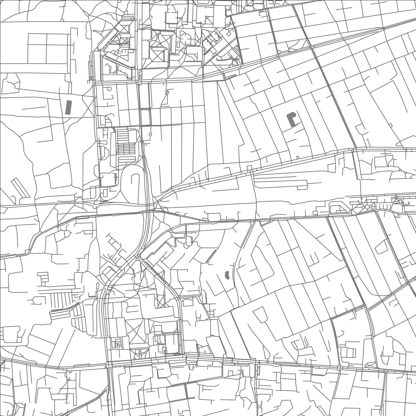 ROAD MAP OF HORAD PINSK, BELARUS BY MAPBAKES