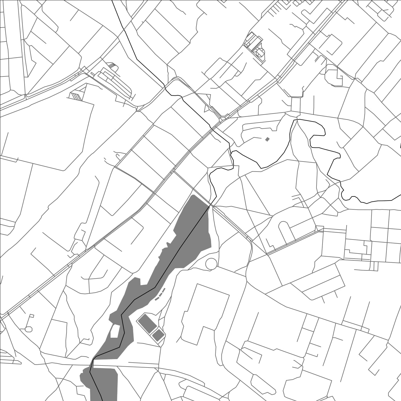 ROAD MAP OF HORAD ZHODZINA, BELARUS BY MAPBAKES
