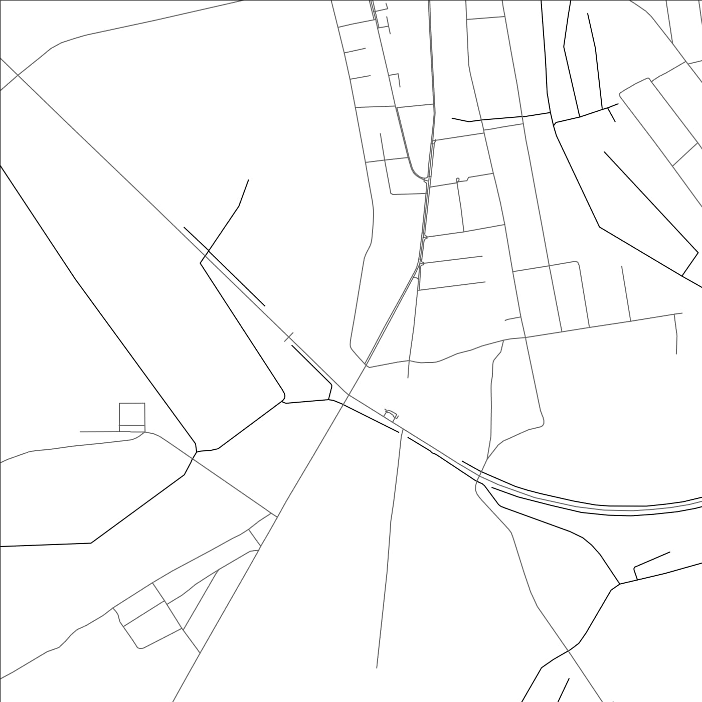 ROAD MAP OF IWYE, BELARUS BY MAPBAKES