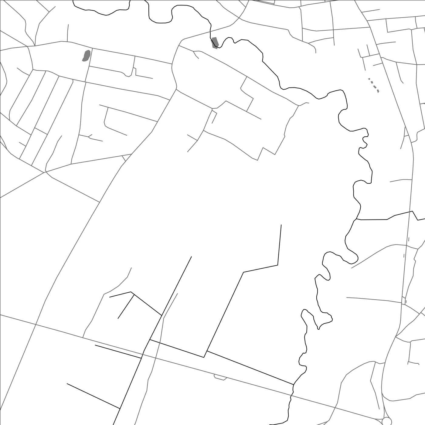 ROAD MAP OF KASTSYUKOVICHY, BELARUS BY MAPBAKES