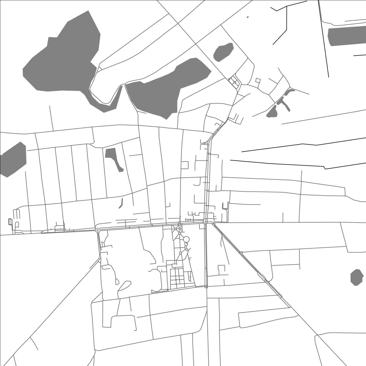 ROAD MAP OF KHOYNIKI, BELARUS BY MAPBAKES
