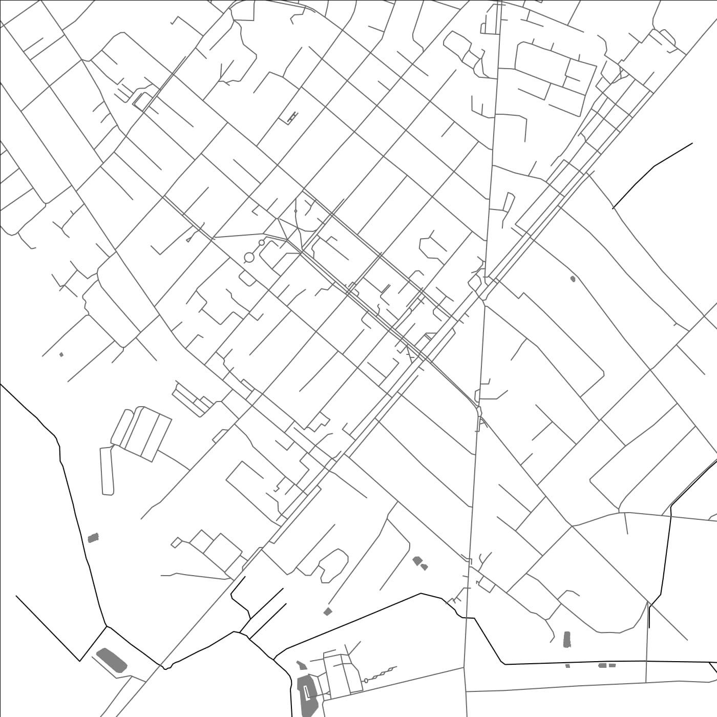 ROAD MAP OF KIRAWSK, BELARUS BY MAPBAKES