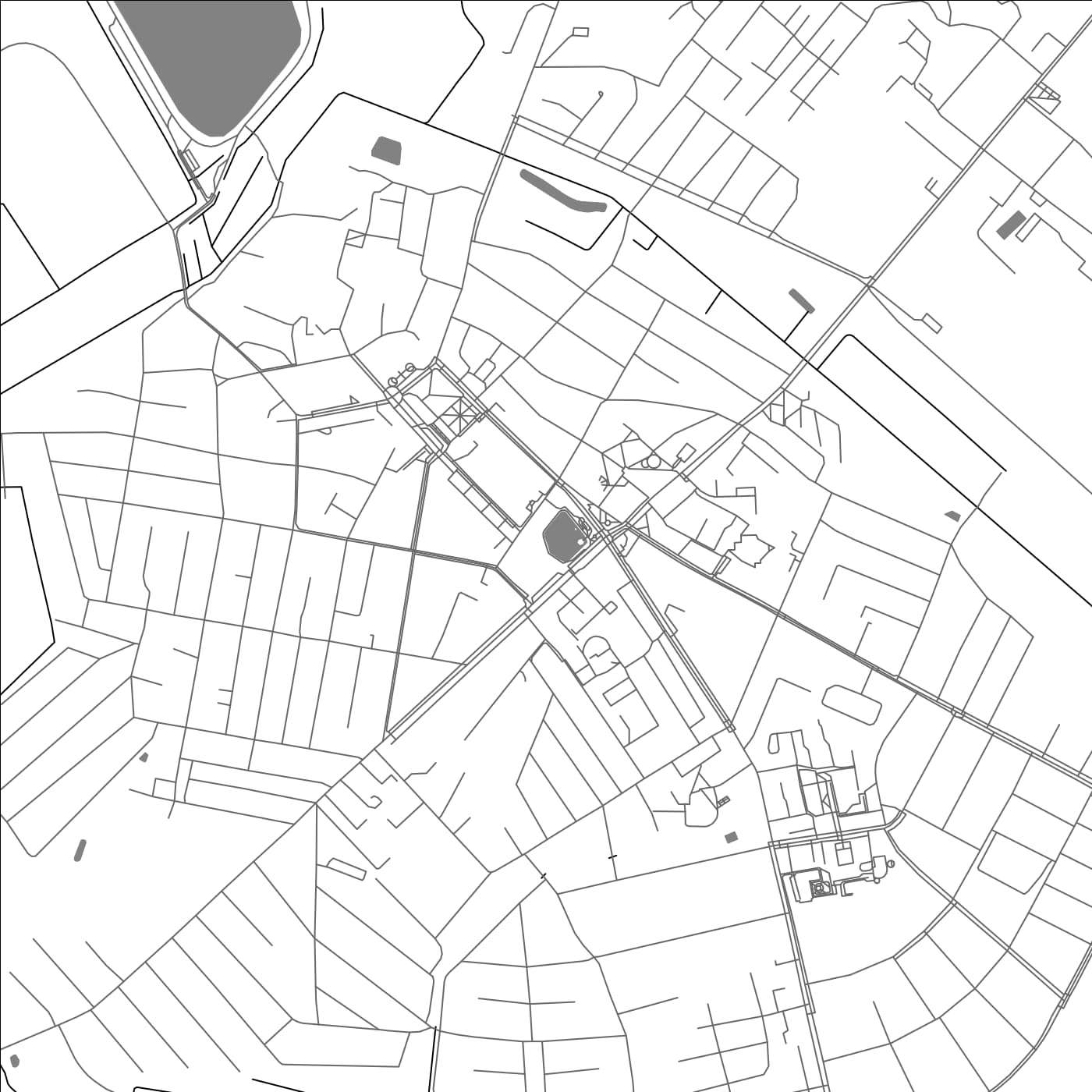 ROAD MAP OF KLYETSK, BELARUS BY MAPBAKES