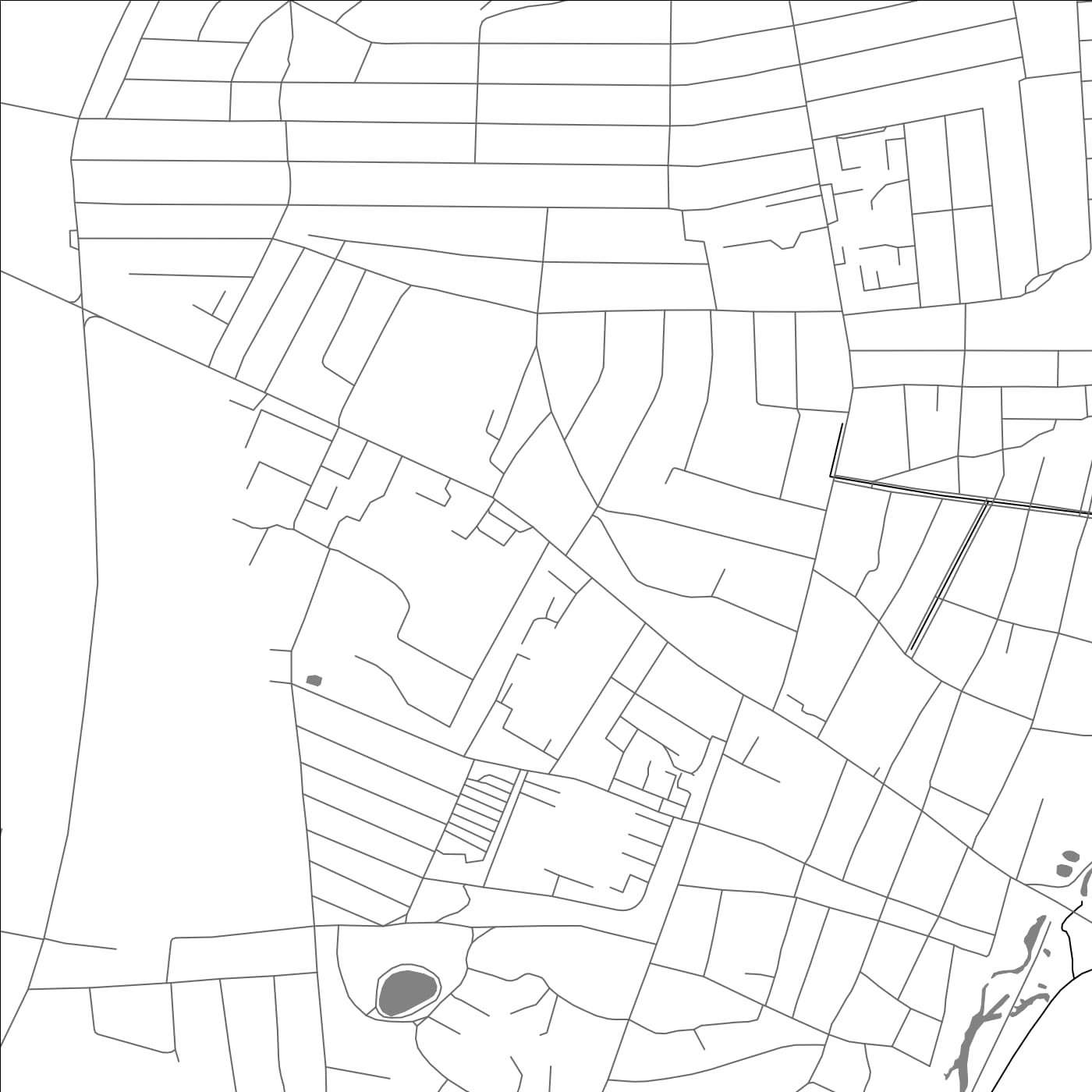ROAD MAP OF LYELCHYTSY, BELARUS BY MAPBAKES