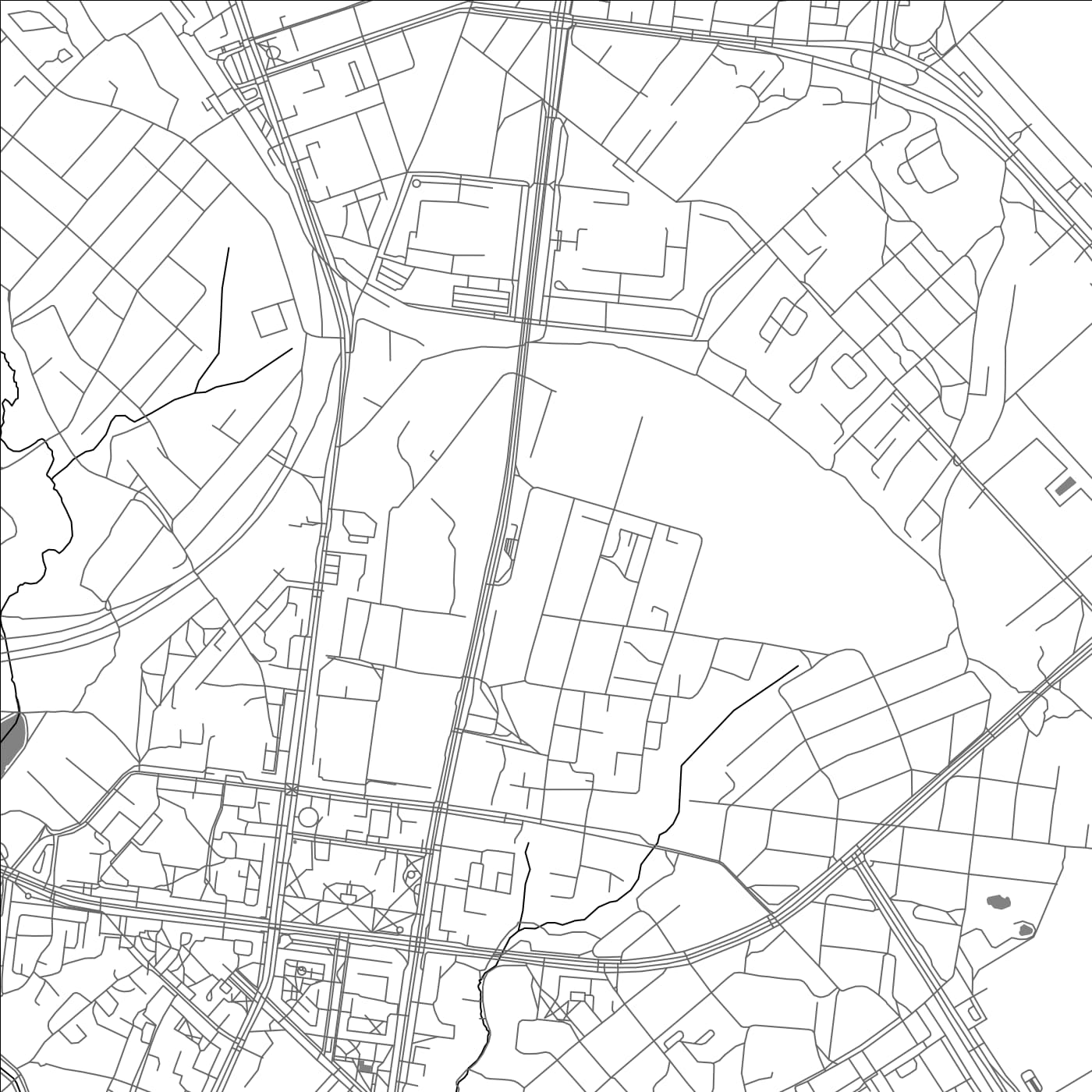 ROAD MAP OF MAHILYOW, BELARUS BY MAPBAKES