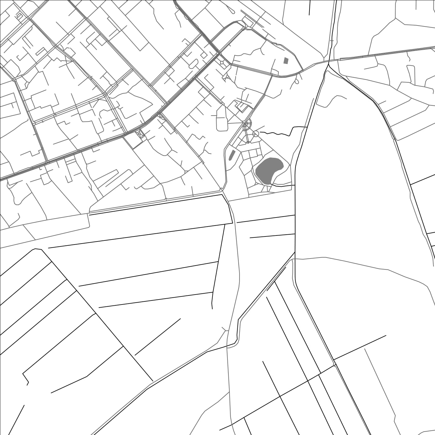 ROAD MAP OF MALARYTA, BELARUS BY MAPBAKES